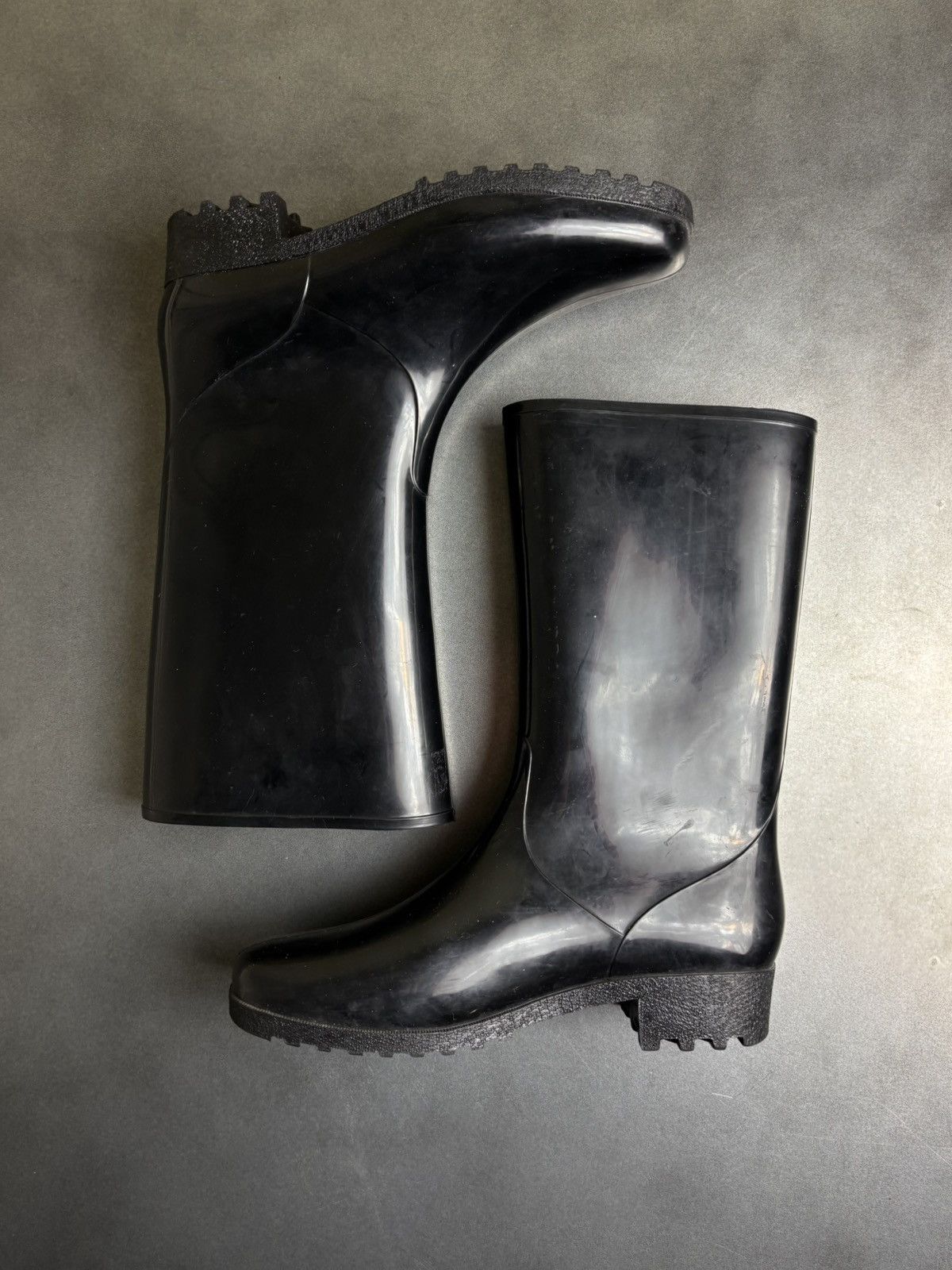 Designer × Hunter × Vintage Vintage Jelly Boots Made in France Clear Rain Boots Garden 8 Size US 8 / IT 38 - 3 Thumbnail