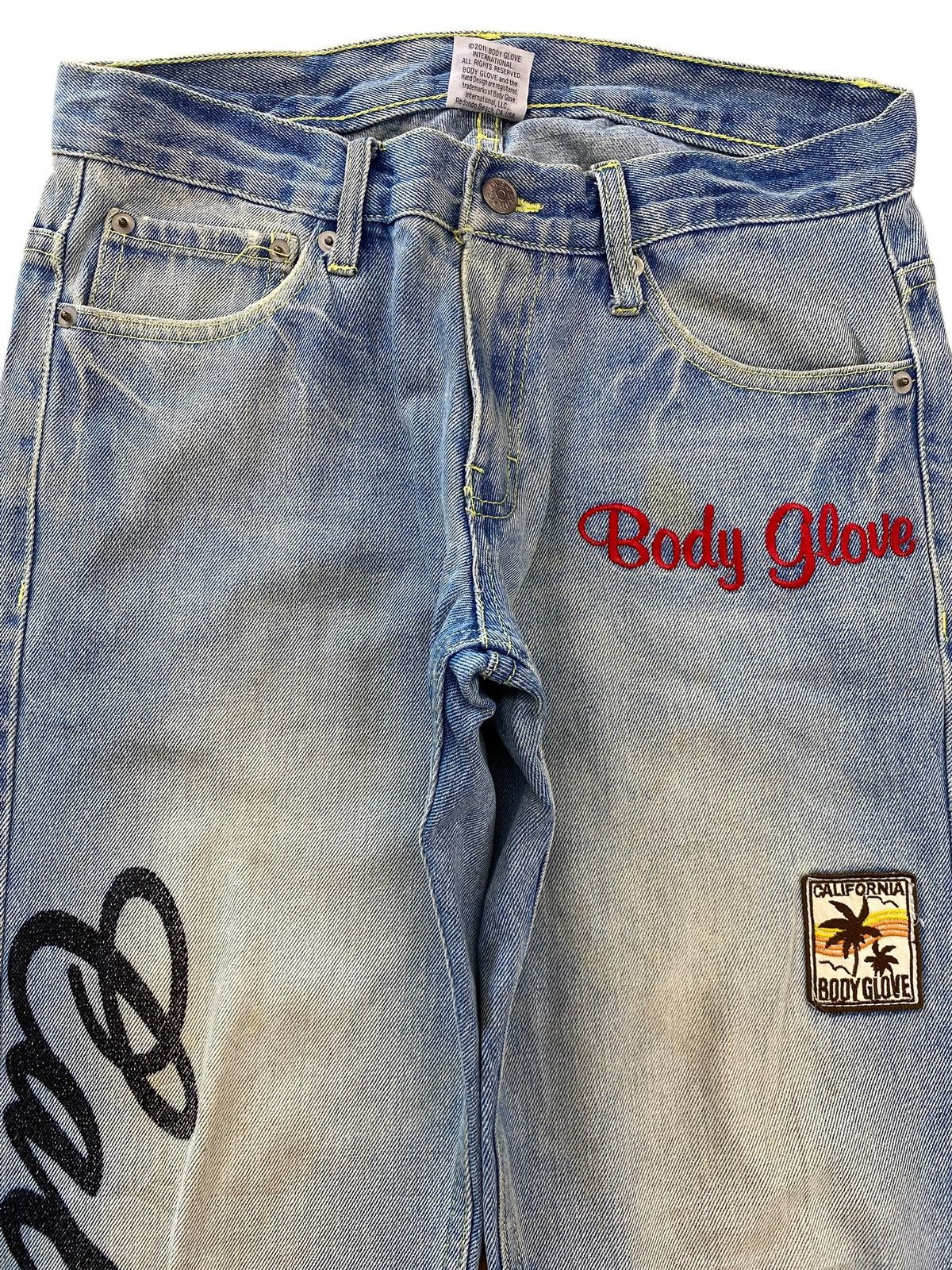 Body Glove Body Glove Mud Wash Straight Leg Style Jeans Size US 30 / EU 46 - 2 Thumbnail