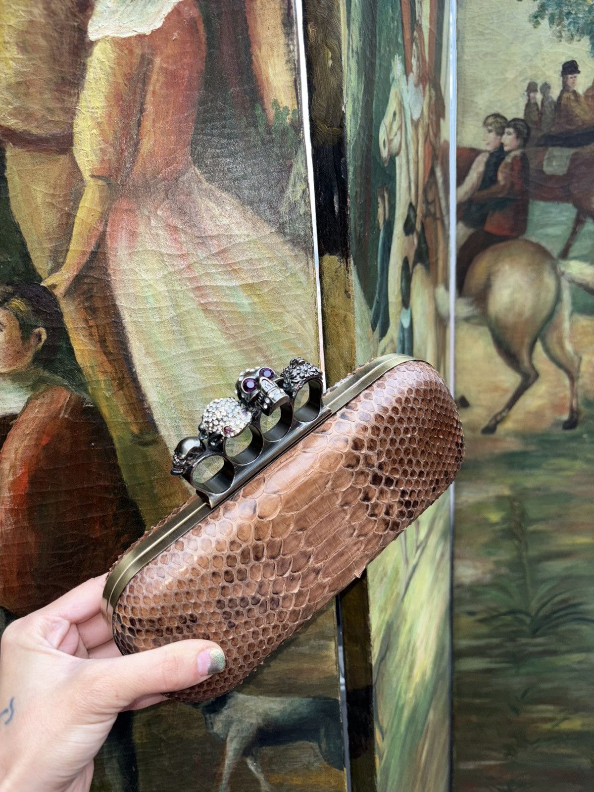 Alexander McQueen Alexandre McQueen S/S 2010 python box clutch Size ONE SIZE - 11 Thumbnail