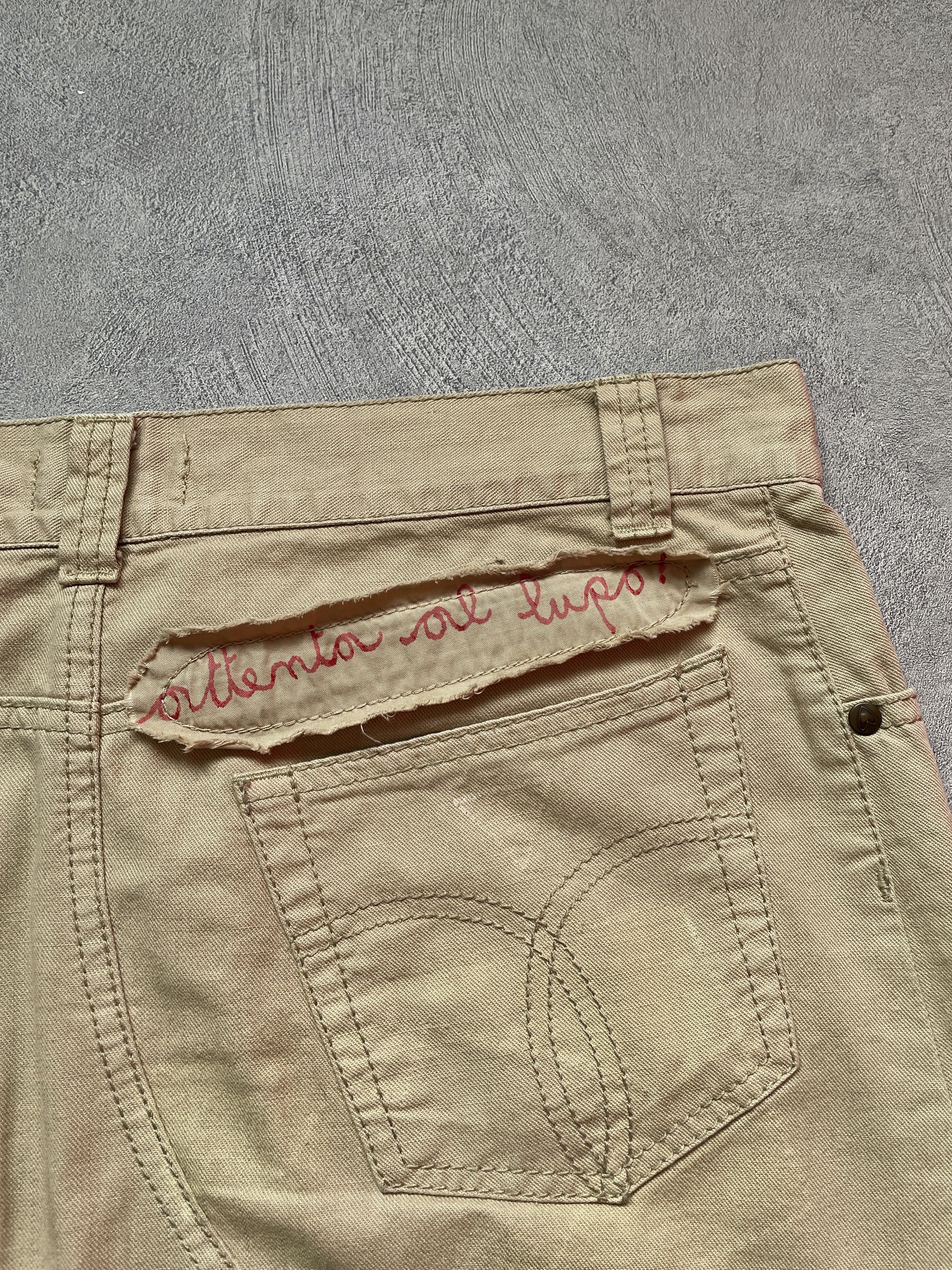 Fiorucci Fiorucci “Beware the Wolf” fairytale patches midi skirt. Size 27" / US 4 / IT 40 - 5 Thumbnail
