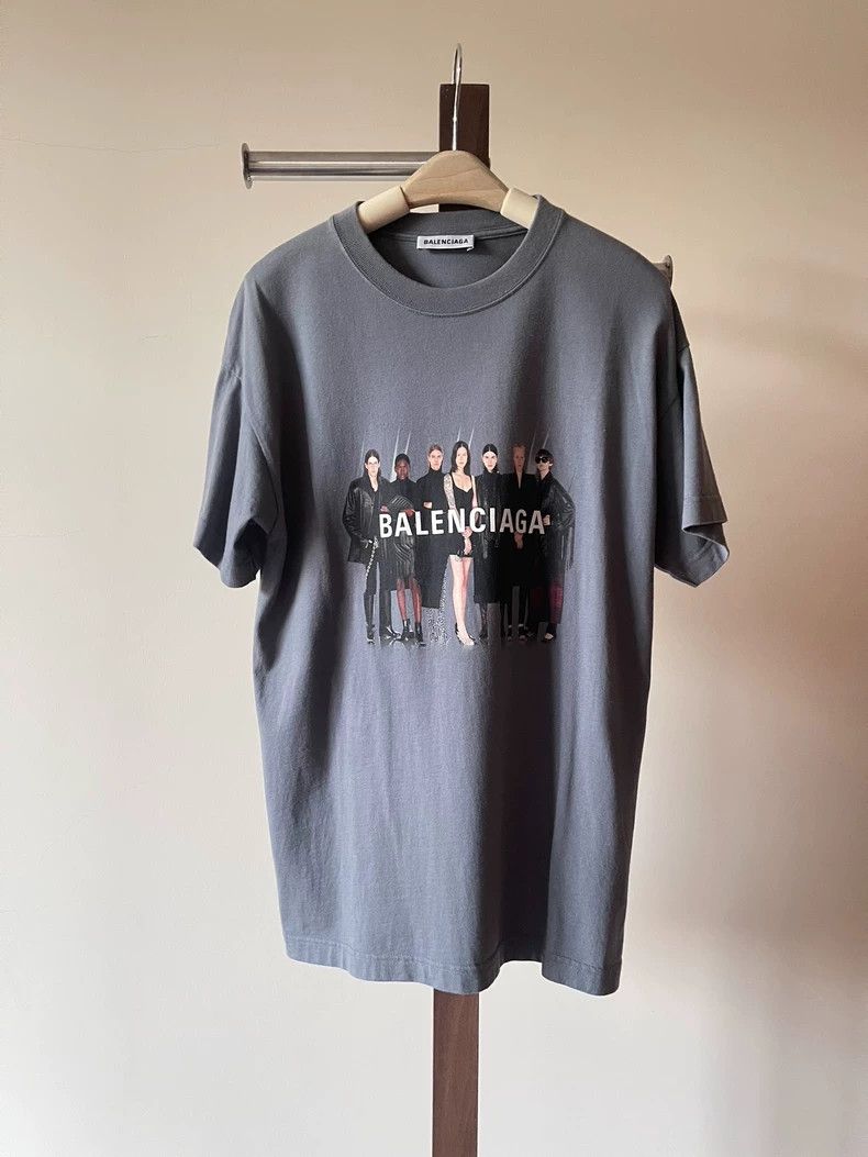 Balenciaga Balenciaga Band Portrait Print Logo Short Sleeve T-Shirt 25 Size US XS / EU 42 / 0 - 4 Thumbnail