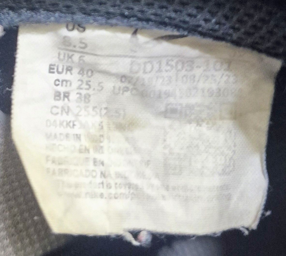 Nike Size 8.5W - Nike Dunk Low White Black Panda (DD1503-101) Size US 8.5 / IT 38.5 - 7 Thumbnail