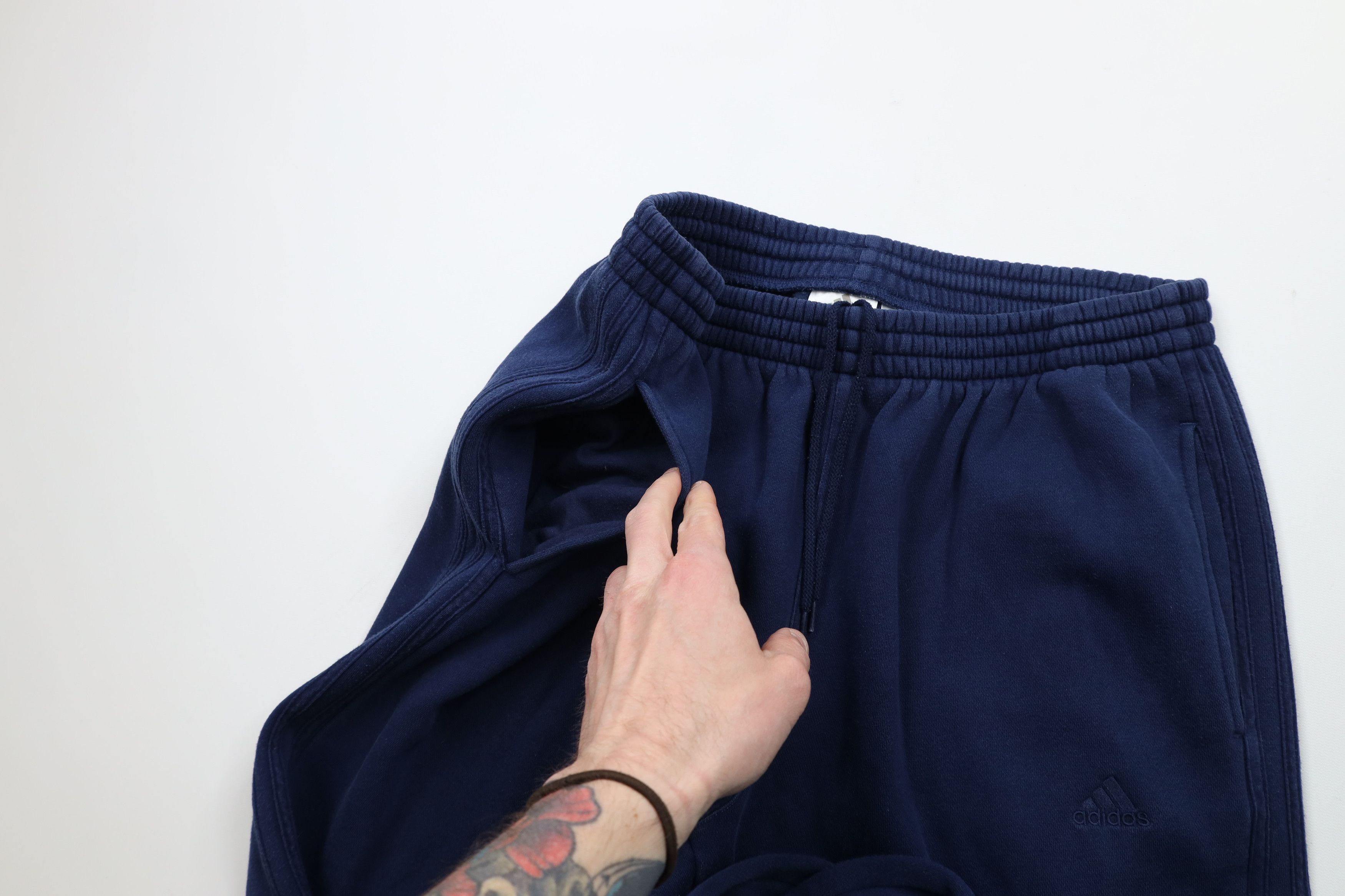 Adidas × Vintage Vintage Y2K Adidas Spell Striped Heavy Sweatpants Joggers Size US 36 / EU 52 - 7 Thumbnail