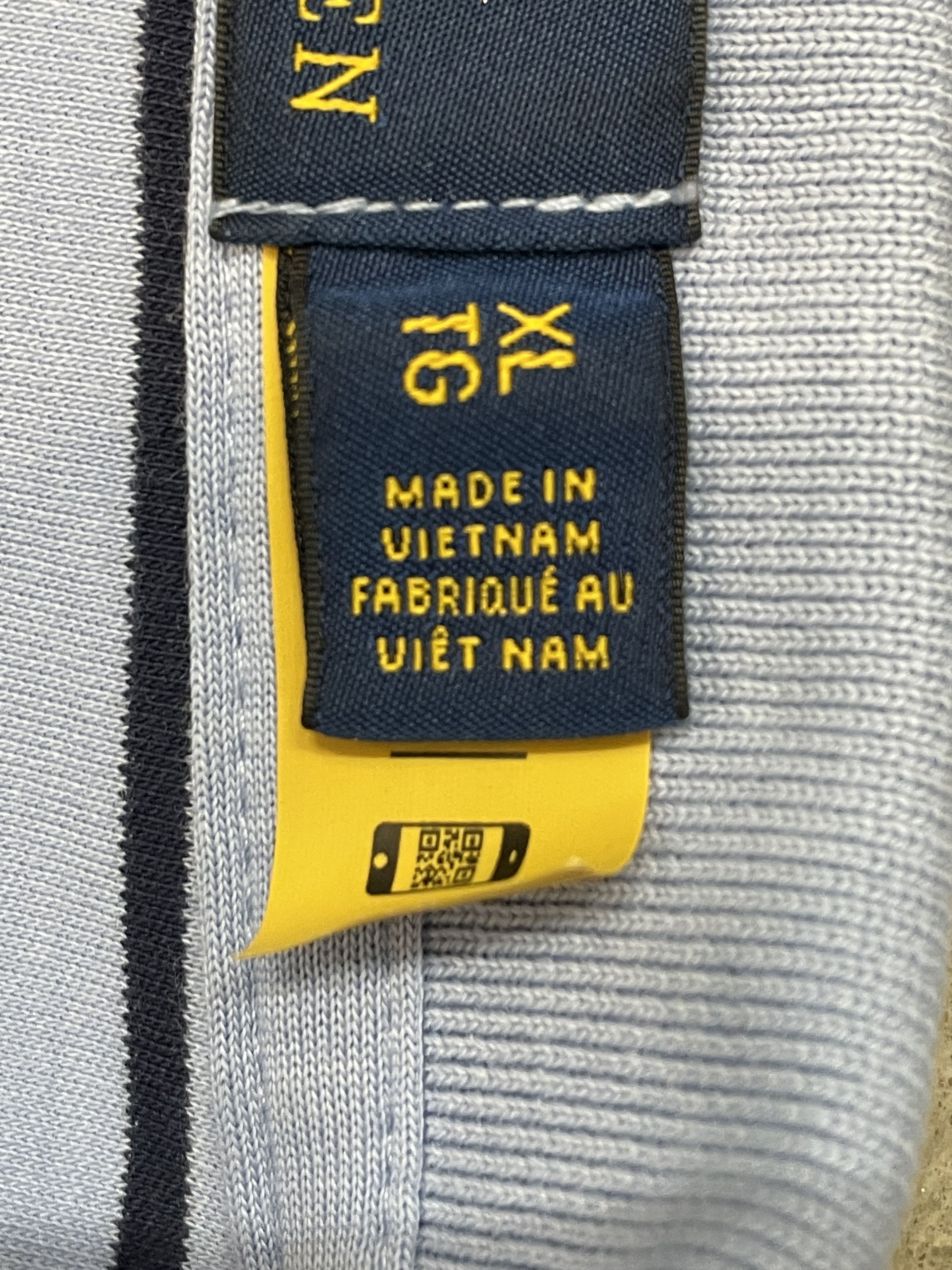 Polo Ralph Lauren Polo Ralph Lauren Slim Fit Blue Striped Polo Large Size US XL / EU 56 / 4 - 11 Thumbnail