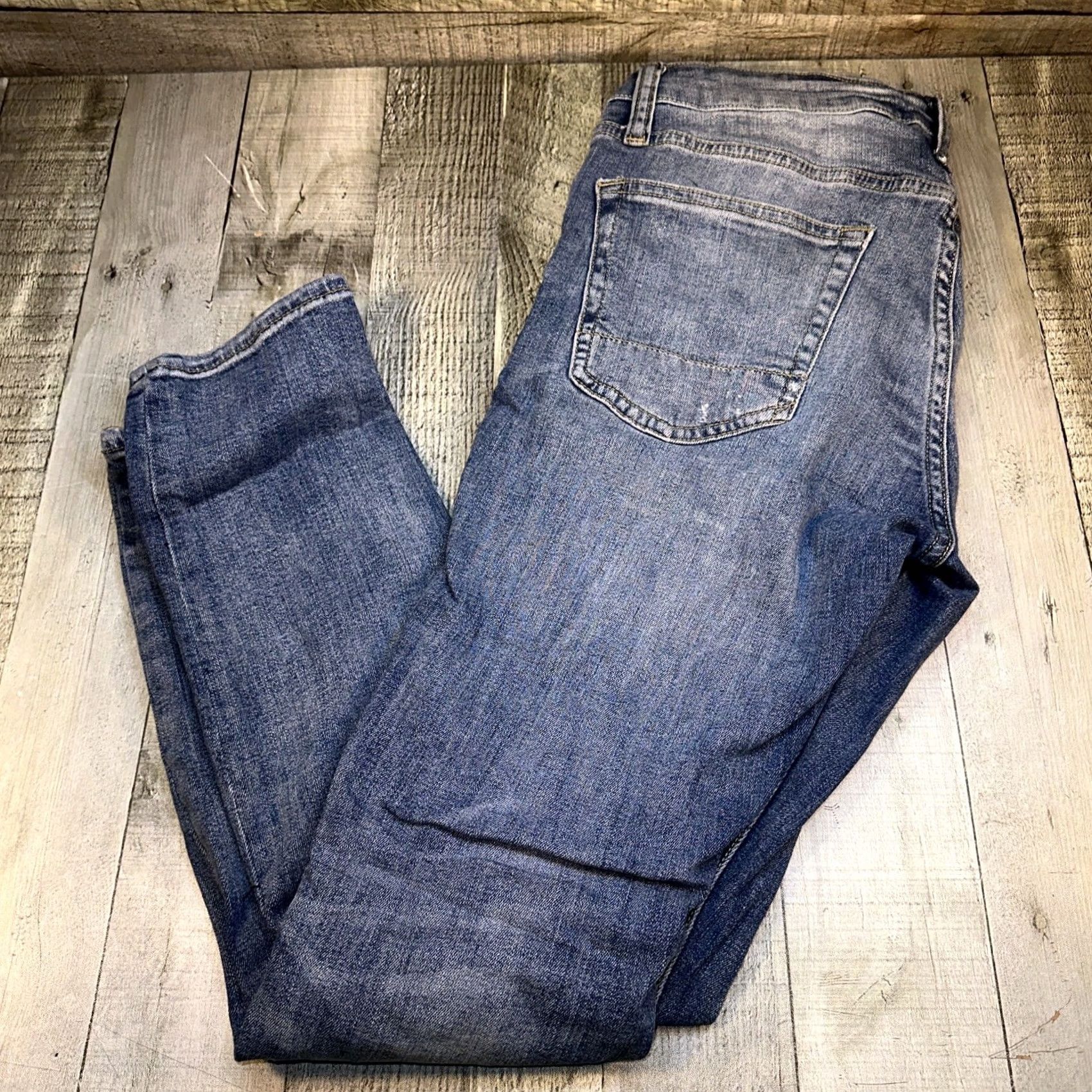 Vintage VINTAGE? Aero Jeans Men’s Super Skinny 30 X30 Jeans 30 Blue Mens Skinny Aero jeans? Size US 30 / EU 46 - 4 Thumbnail