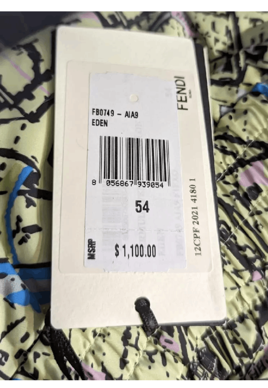 Fendi FENDI Abstract Map Print Bermuda Shorts Eden 54 US 38 Size US 38 / EU 54 - 6 Thumbnail