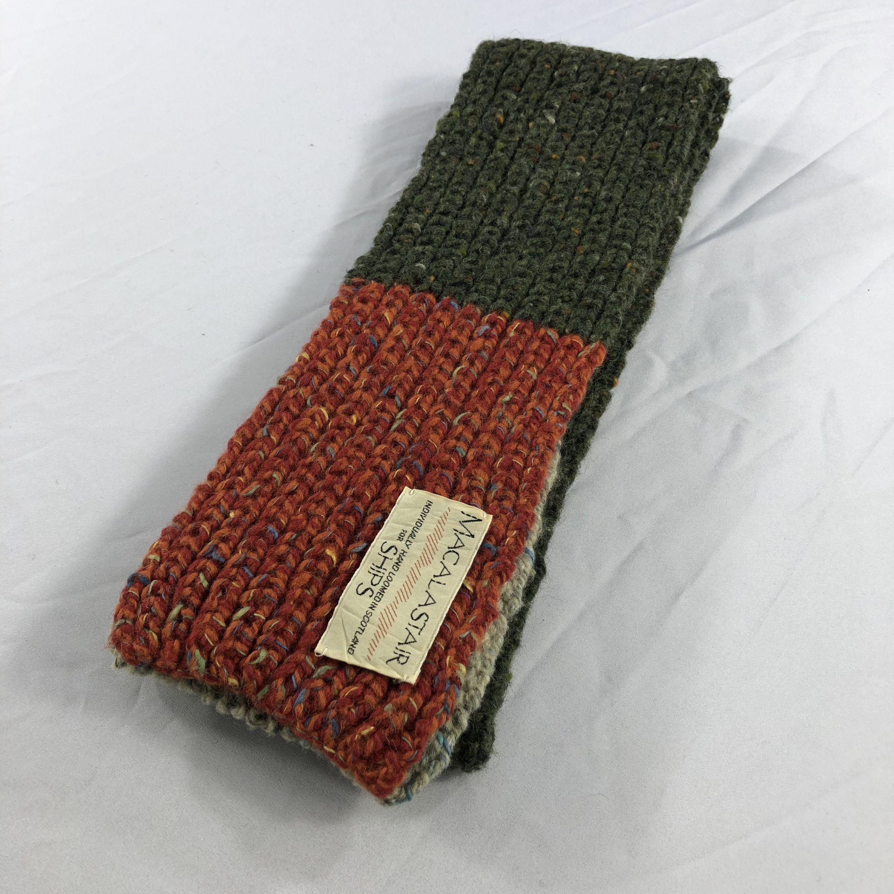 SHIPS Macalastair X Ships Wool Scarf Muffler V994 Size ONE SIZE - 3 Thumbnail