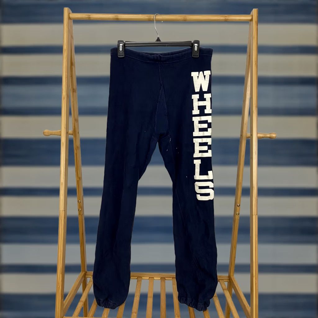 Champion VINTAGE Champion 70s Sweatpants Reverse Weave USA Blue Adult Medium Mens Size US 31 - 1 Thumbnail