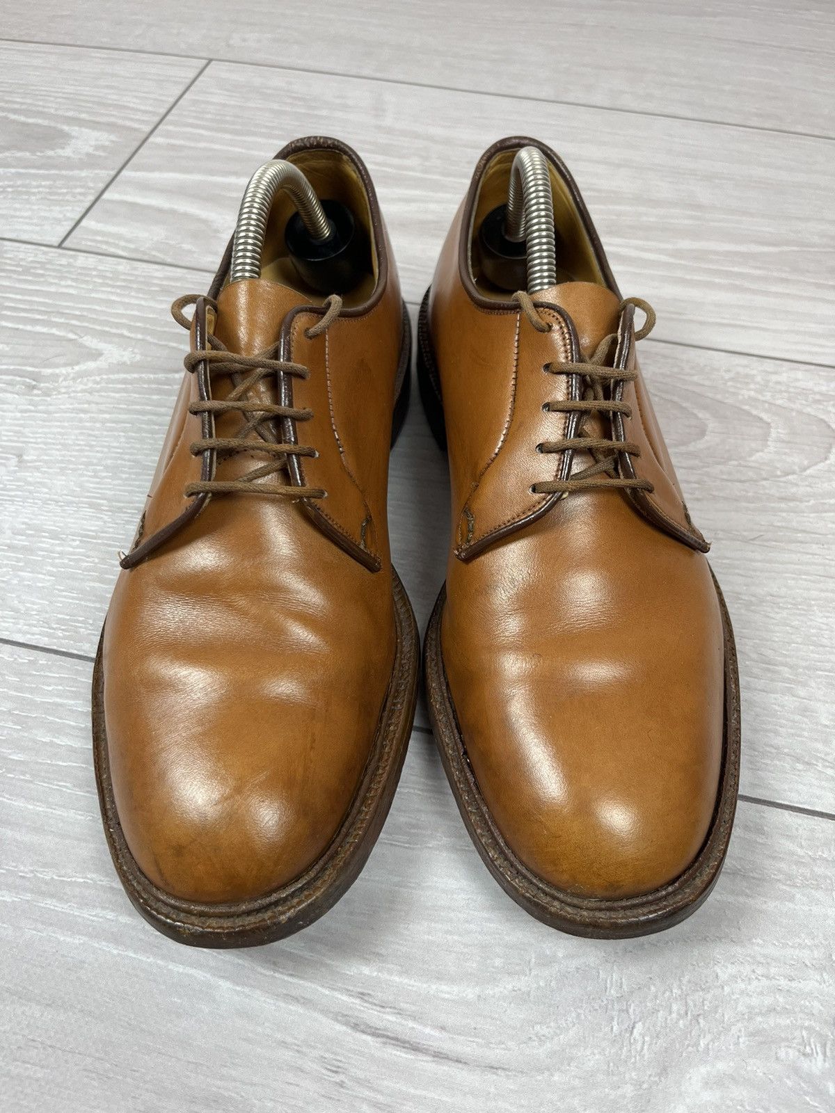 Tricker's Tricker’s England Vintage Leather Derby Shoes Boots 26.5cm Size US 8.5 / EU 41-42 - 7 Thumbnail