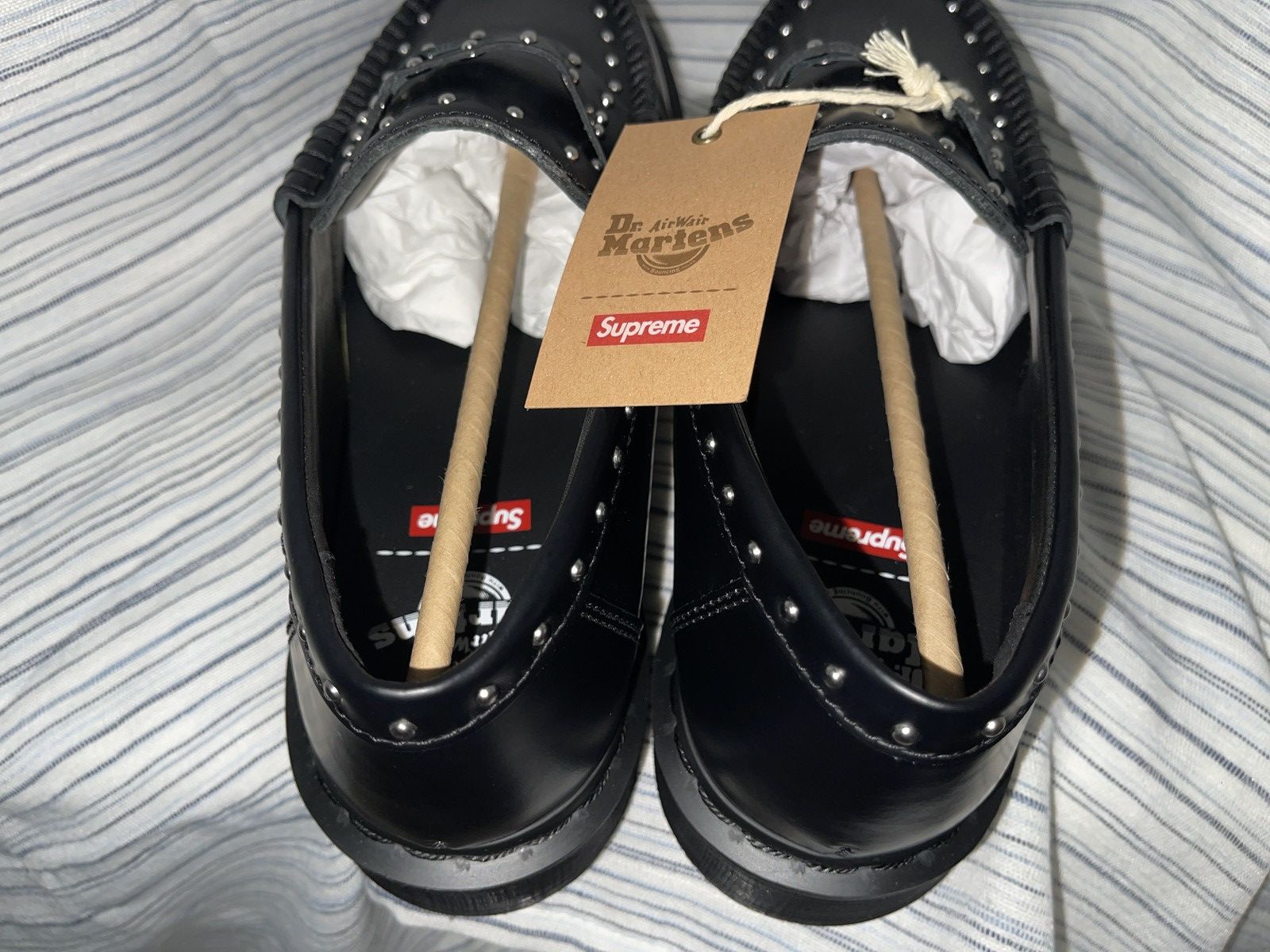Supreme × Dr.Martens Studded Penton Loafer Black 25SS Week