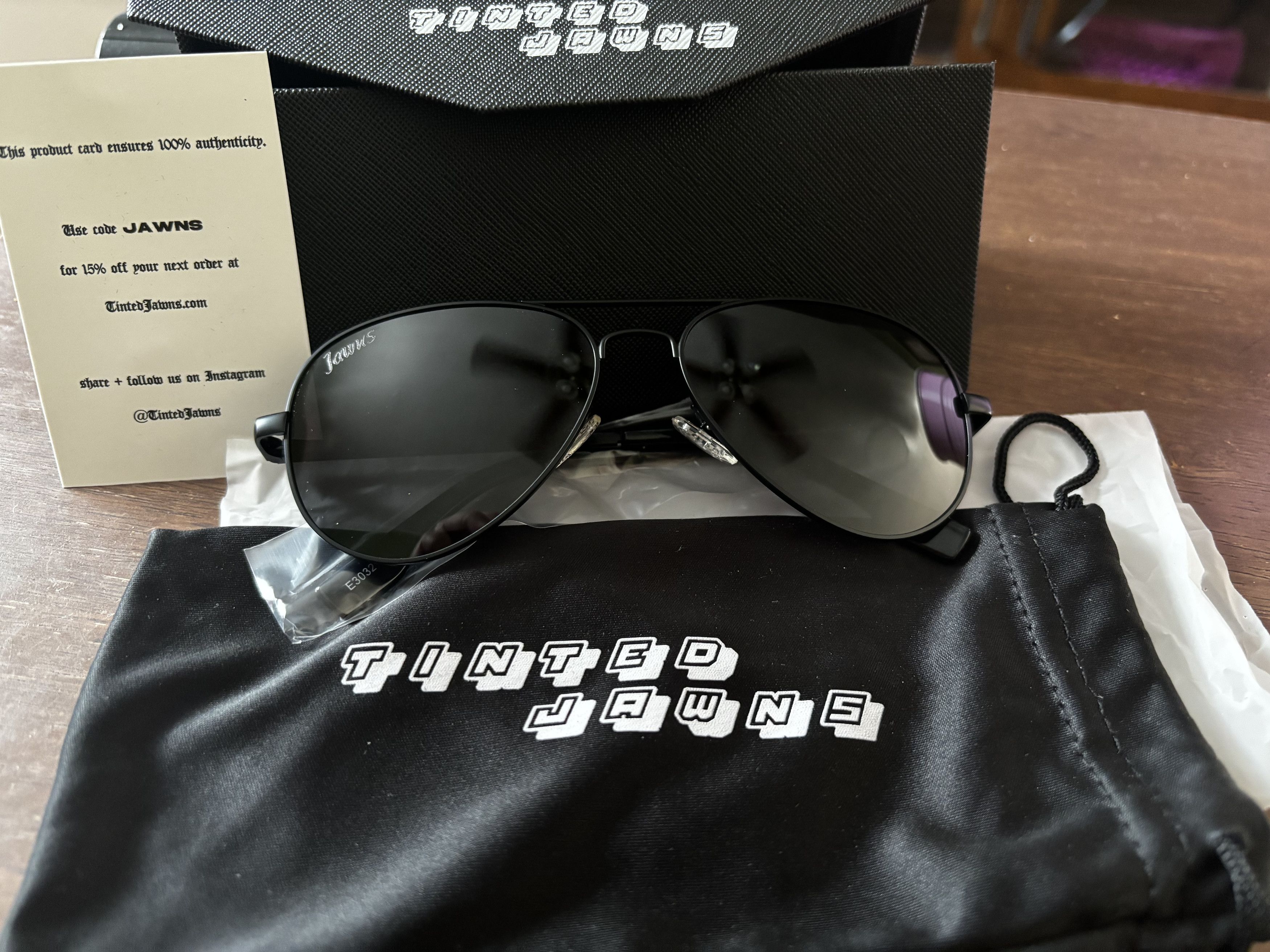 Other Tinted Jawns Polarized Aviators 2 Size 44 - 4 Thumbnail