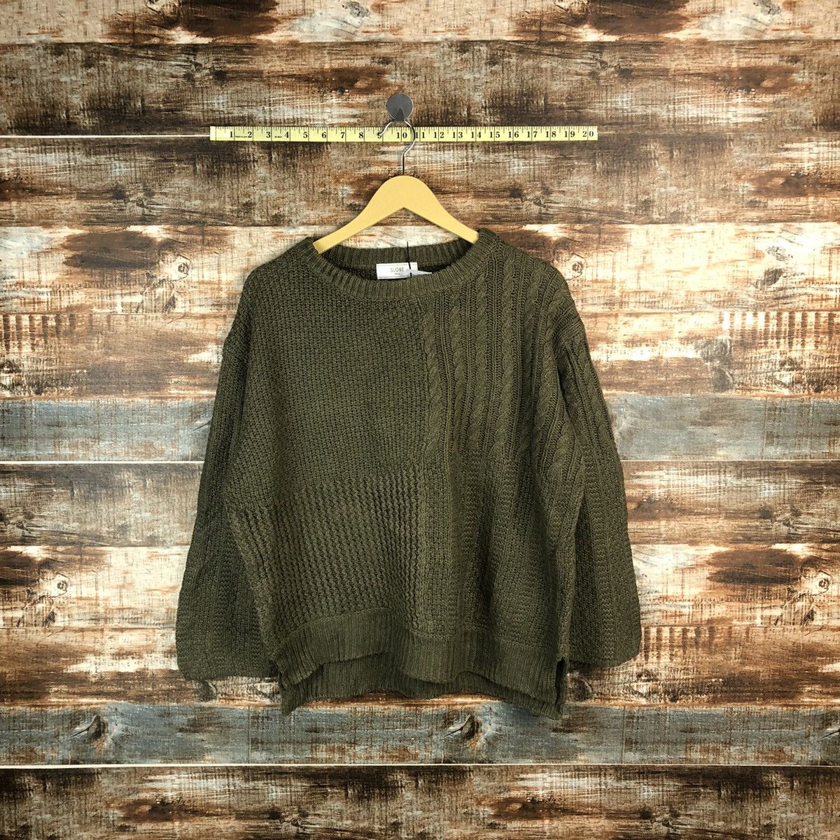 Homespun Knitwear Slobe Green vintage Knitwear #A1900 Size US M / EU 48-50 / 2 - 1 Thumbnail