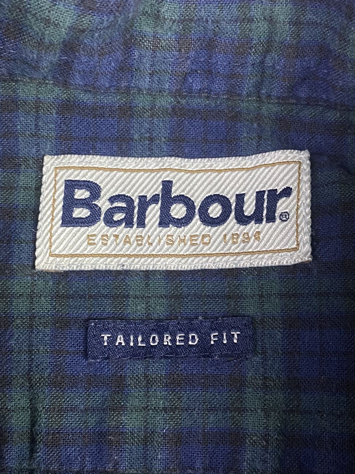 Barbour Barbour Checkered Designer Long Sleeve Button Up Shirt Size US L / EU 52-54 / 3 - 9 Thumbnail