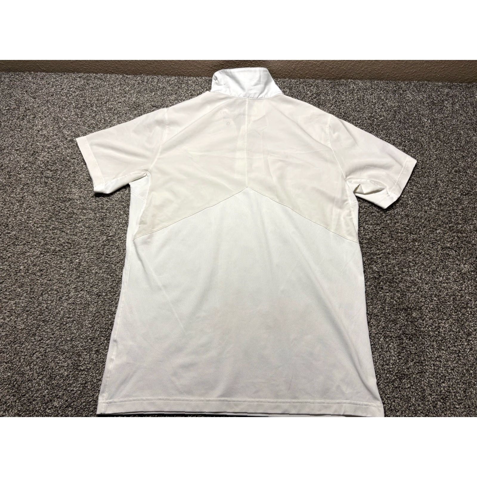 Nike Nike Polo Shirt Mens Large White Striped Dri-Fit Texas Longhorns Size US L / EU 52-54 / 3 - 2 Thumbnail