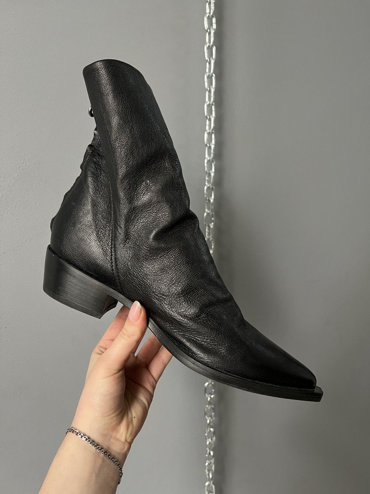 Guidi Avant garfe yohji yamamoto style y2k leather gothic boots Size US 7.5 / EU 40-41 - 6 Thumbnail