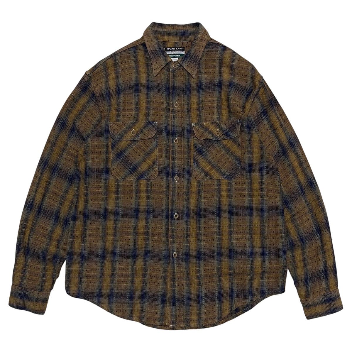 Sugar Cane Sugar cane by Toyo Enterprise Sashiko Flannel Shirt Size US L / EU 52-54 / 3 - 1 Thumbnail