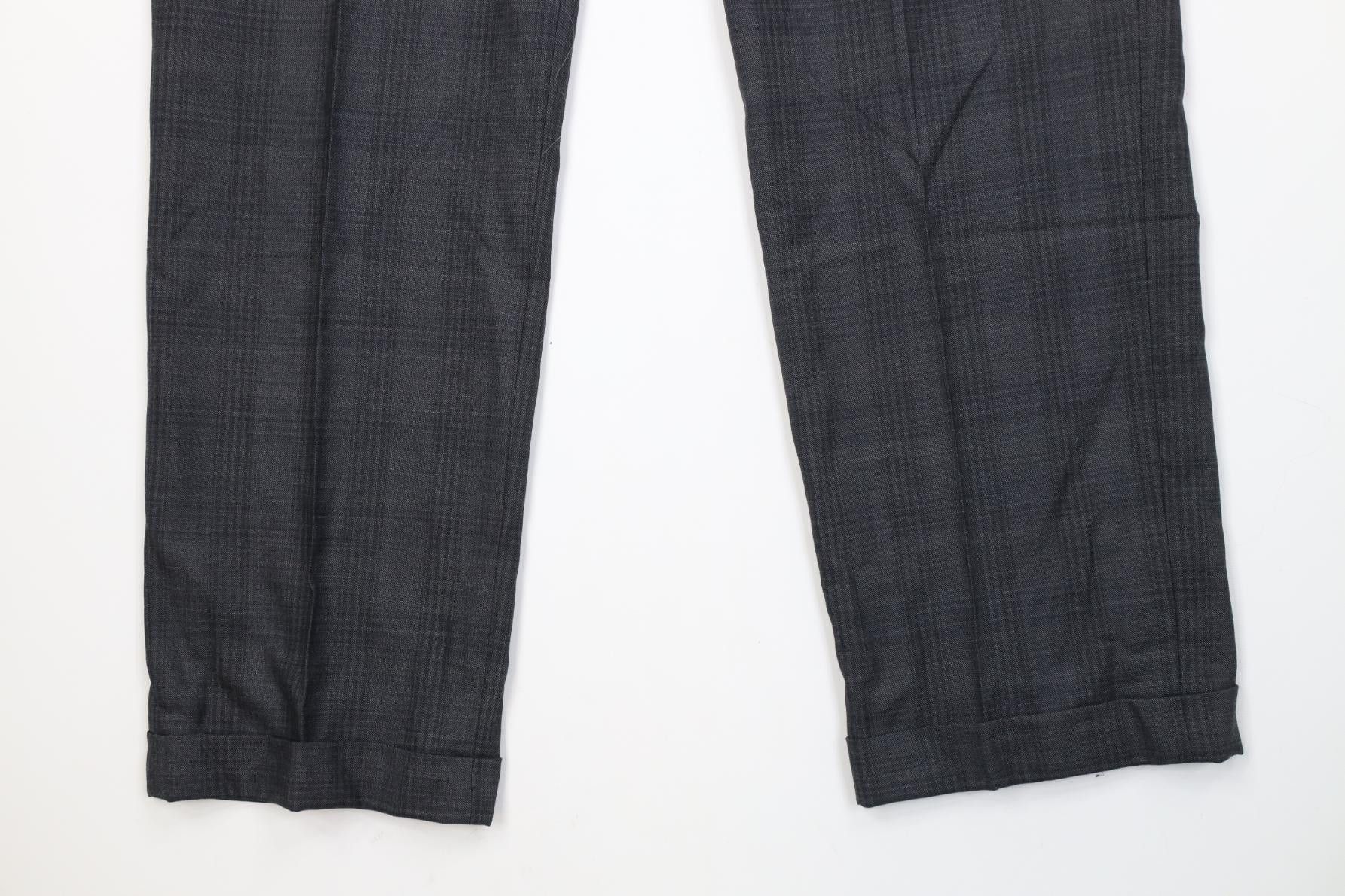 Vintage Vintage 90s Y2K Streetwear Chino Pants Trousers Gray Plaid Size US 36 / EU 52 - 4 Thumbnail