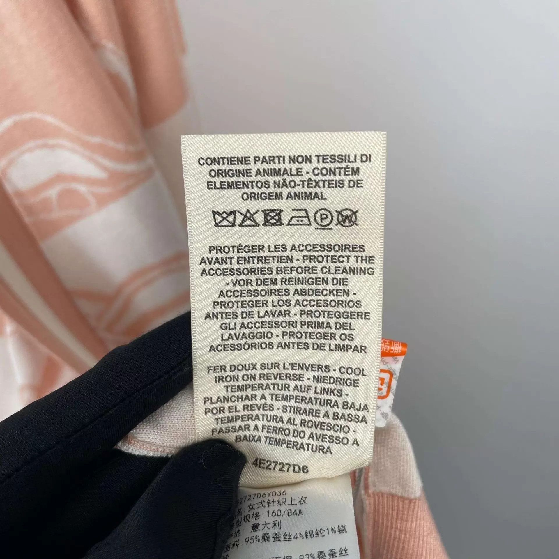 Hermes Hermès pink knit cardigan 36 Size XS / US 0-2 / IT 36-38 - 5 Thumbnail