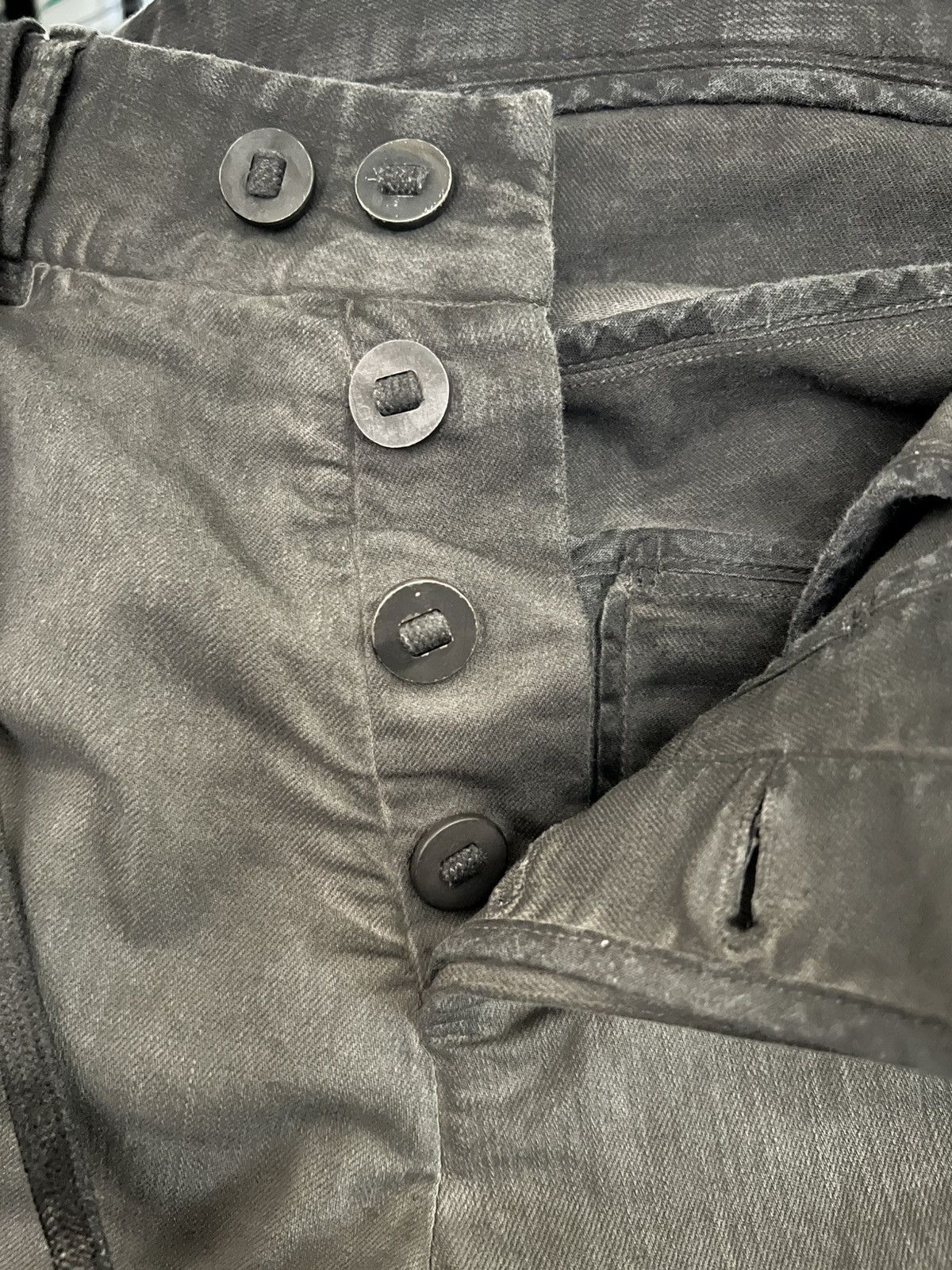 Boris Bidjan Saberi Boris Bidjan Saberi P13 Tight Fit Jeans II Small Faded Dark Size US 30 / EU 46 - 8 Thumbnail
