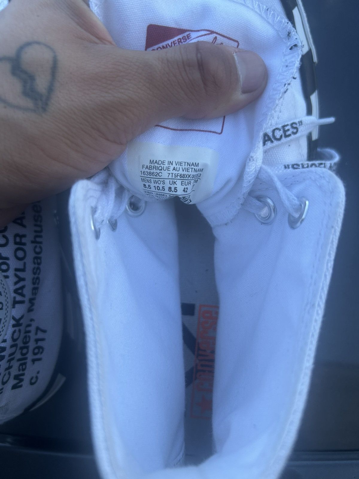 Off-White Off white X converse Size US 8.5 / EU 41-42 - 6 Thumbnail