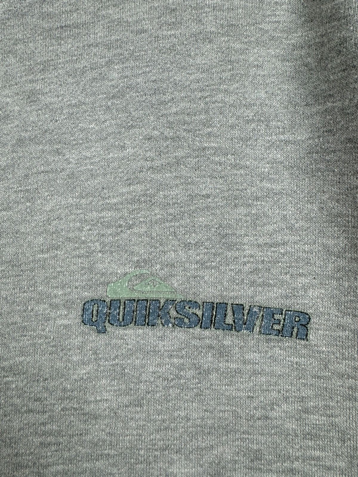 Quiksilver Quicksilver Vintage 90S-00S Big Logo Basic Gray Sweatshirt Size US M / EU 48-50 / 2 - 14 Thumbnail