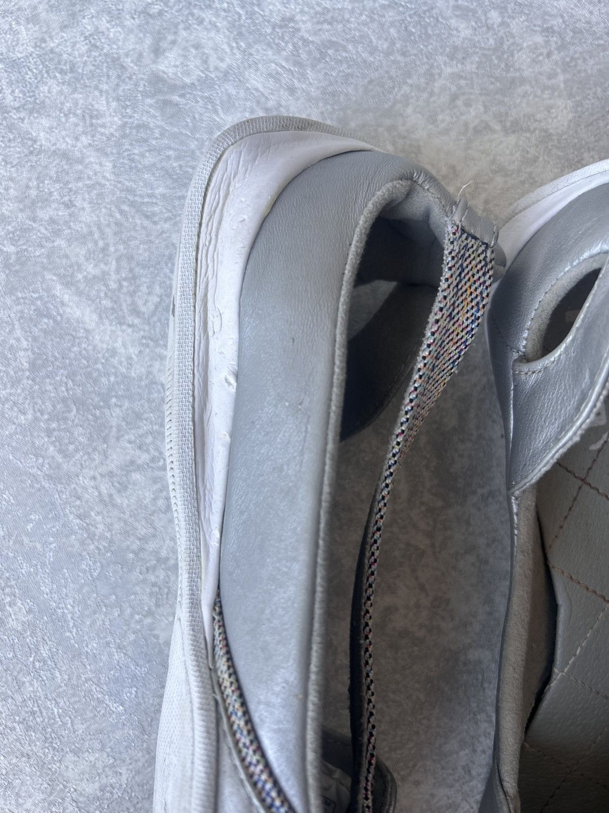 Puma Vintage Puma Silver Y2K Leather Flat Ballet Shoes Size US 8.5 / IT 38.5 - 11 Thumbnail