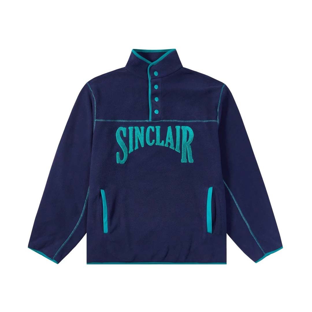 Sinclair Global Sinclair Polar Fleece Quarter Button Up Navy Size US S / EU 44-46 / 1 - 1 Thumbnail