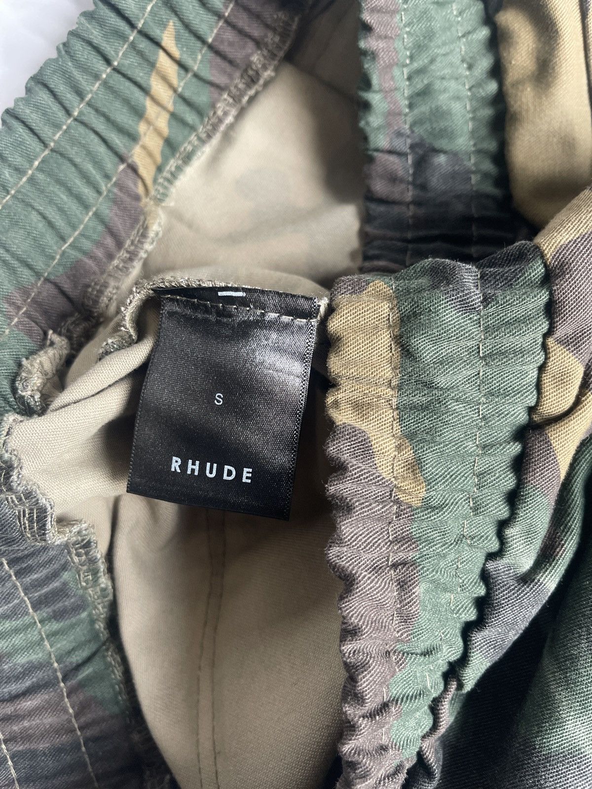 RHUDE Camo shorts