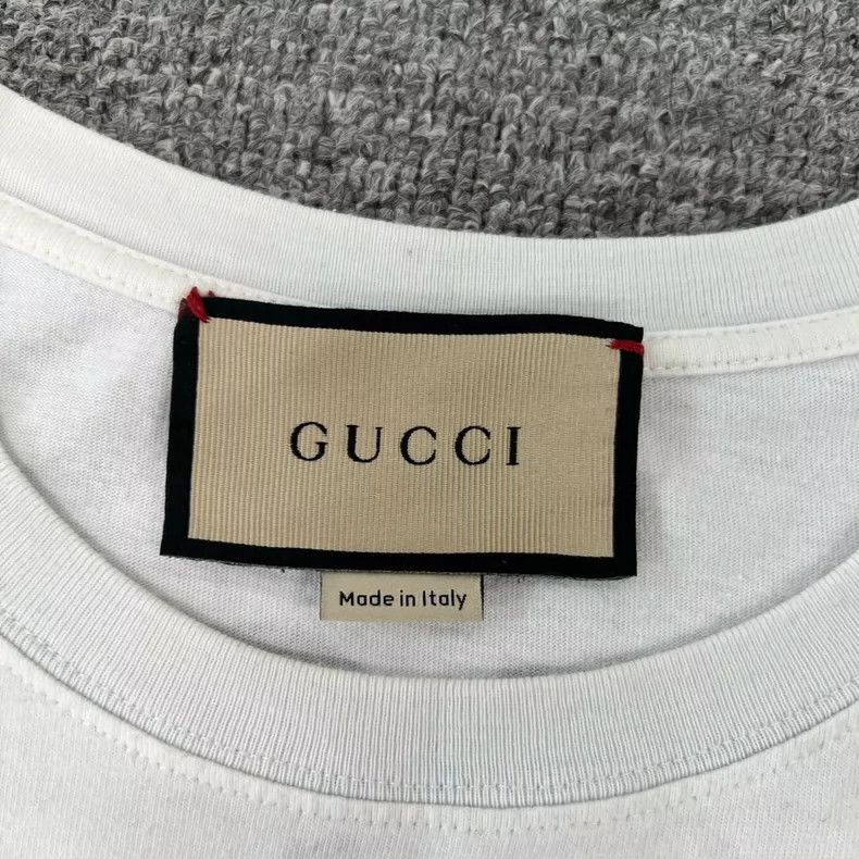 Gucci Gucci Cartoon puppy double G short-sleeved T-shirt 2504-Nex Size US XS / EU 42 / 0 - 6 Thumbnail