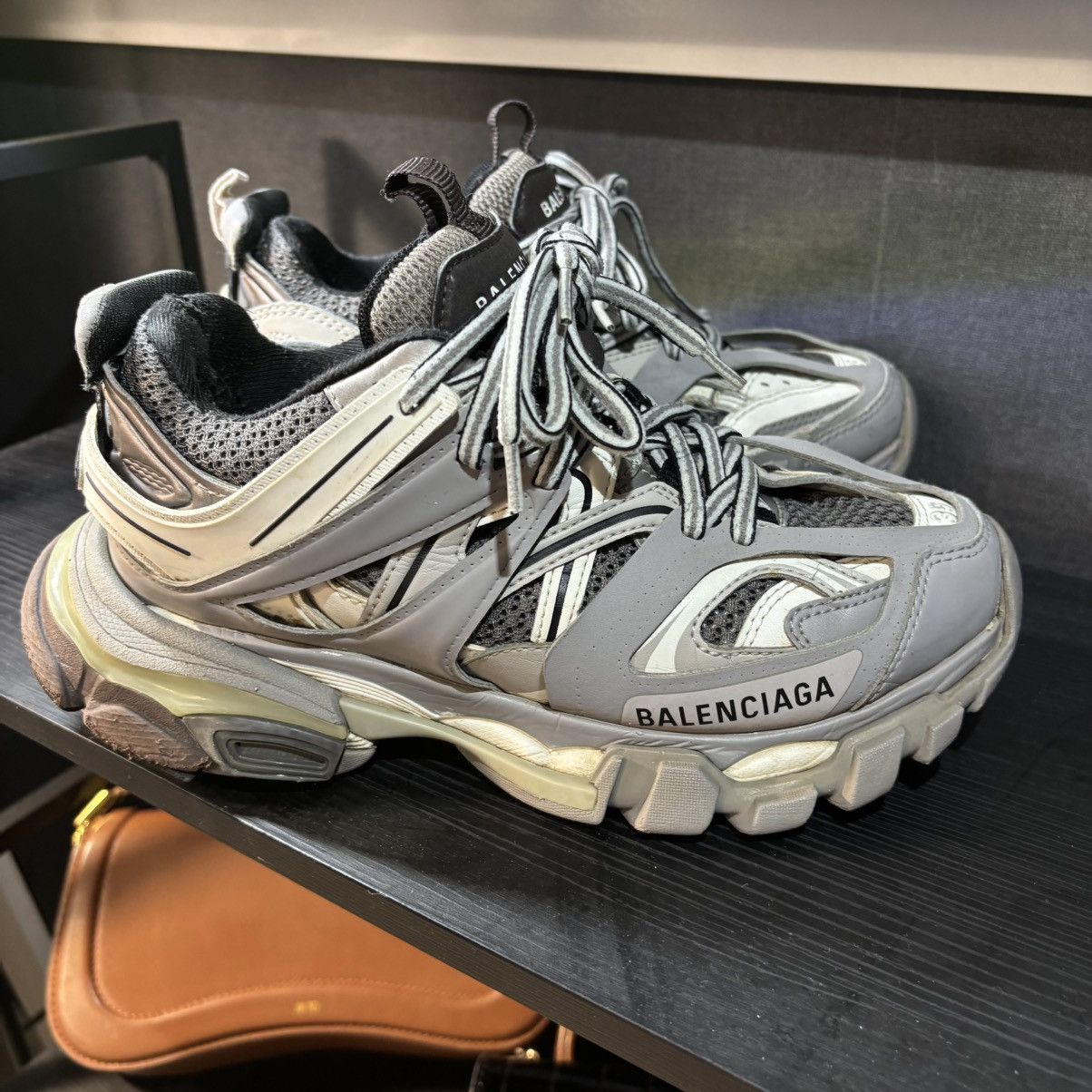 Balenciaga Women’s Balenciaga Track gray sneaker Size:35 (ArtNo.542436) Size US 5 / IT 35 - 10 Thumbnail