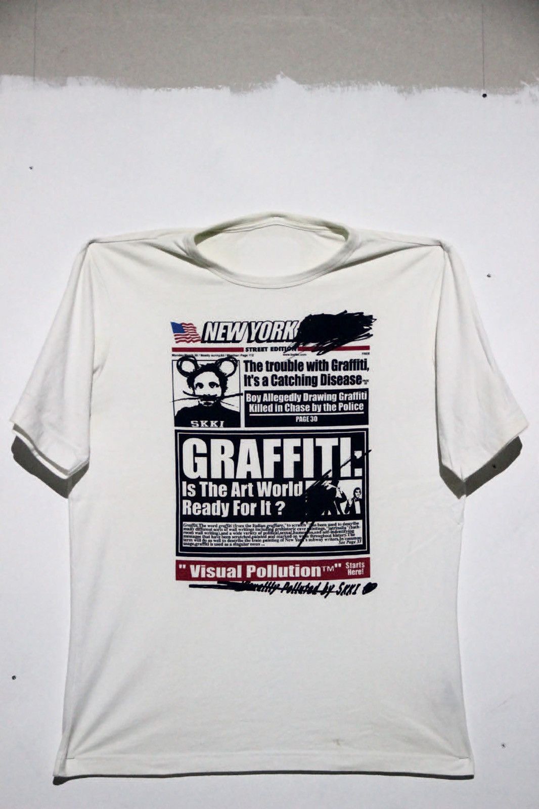 Band Tees POSTMODERN ART BY SKKI VISUALLY POLLUTION SHIRT Size US S / EU 44-46 / 1 - 9 Thumbnail