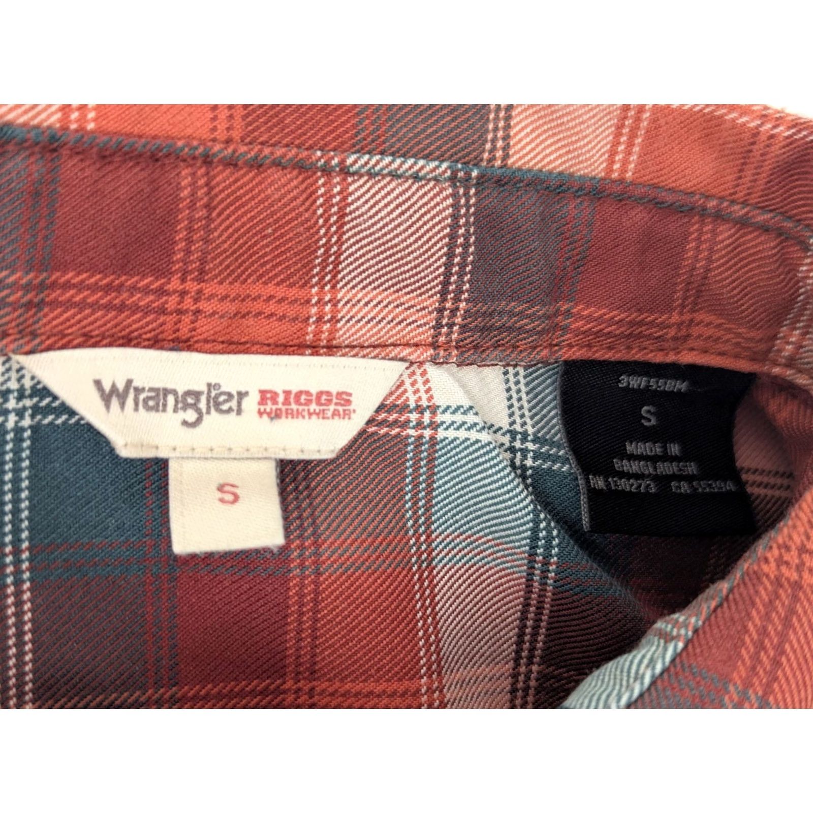 Wrangler Wrangler Shirt Lot x 3 Women S Plaid Button-Up Cotton Red Blue Gray Fall Winter Casual Workwear Size S / US 4 / IT 40 - 4 Thumbnail