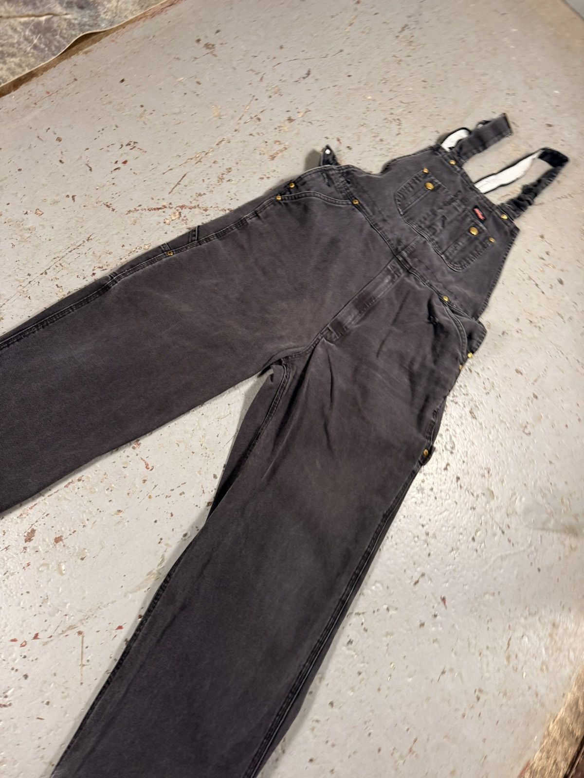 Dickies Perfectly Distressed Dickies Denim Overalls Size US 34 / EU 50 - 6 Thumbnail