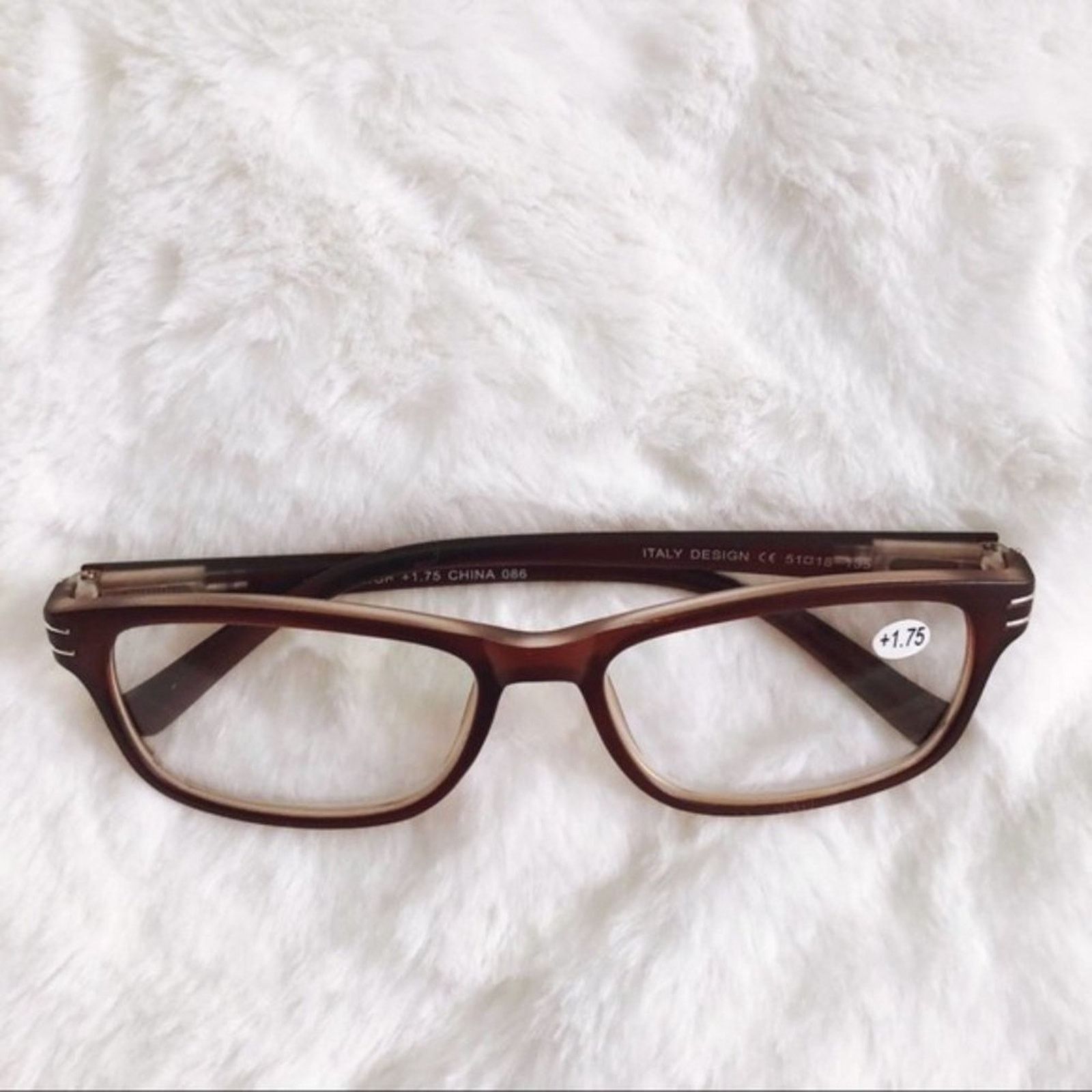 Other Claire Brown Rectangular Reading Glasses Size ONE SIZE - 2 Thumbnail