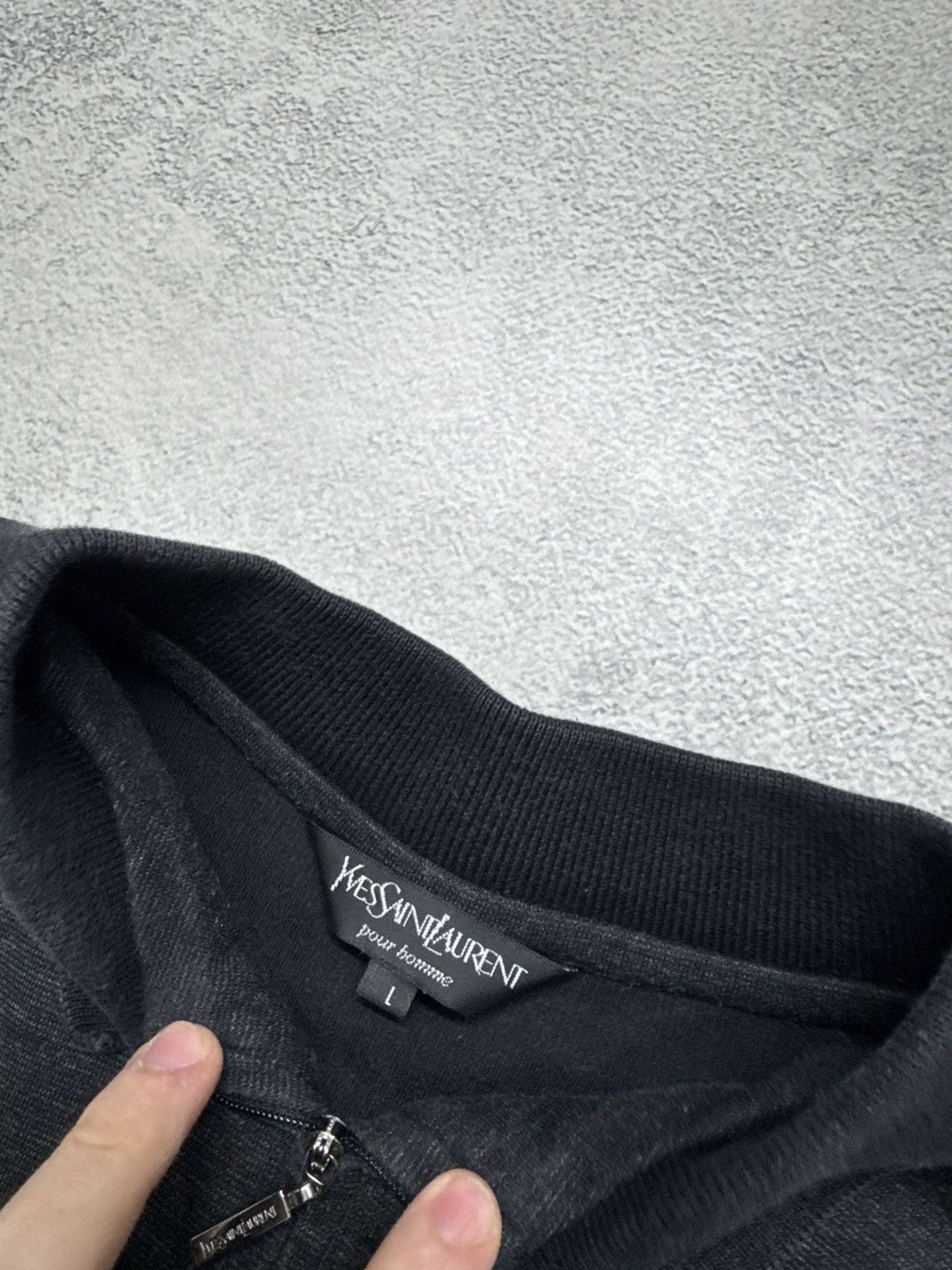 Yves Saint Laurent Vintage Y2k Yves Saint Laurent Print Long Sleeve Size US L / EU 52-54 / 3 - 8 Thumbnail