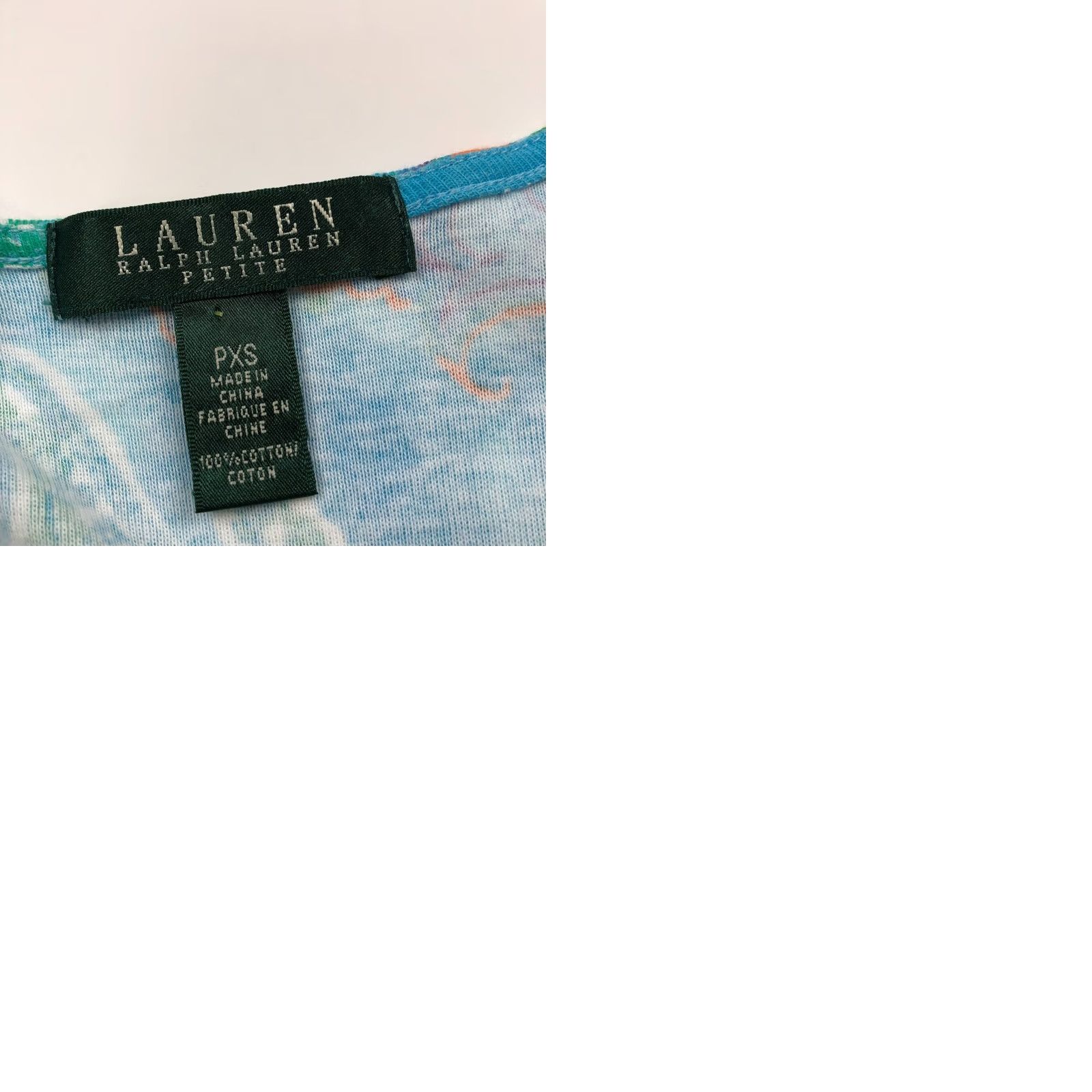Ralph Lauren Lauren Ralph Lauren Petite PXS Fit And Flare Mini Dress Paisley Blue Dress Size XS / US 0-2 / IT 36-38 - 9 Thumbnail