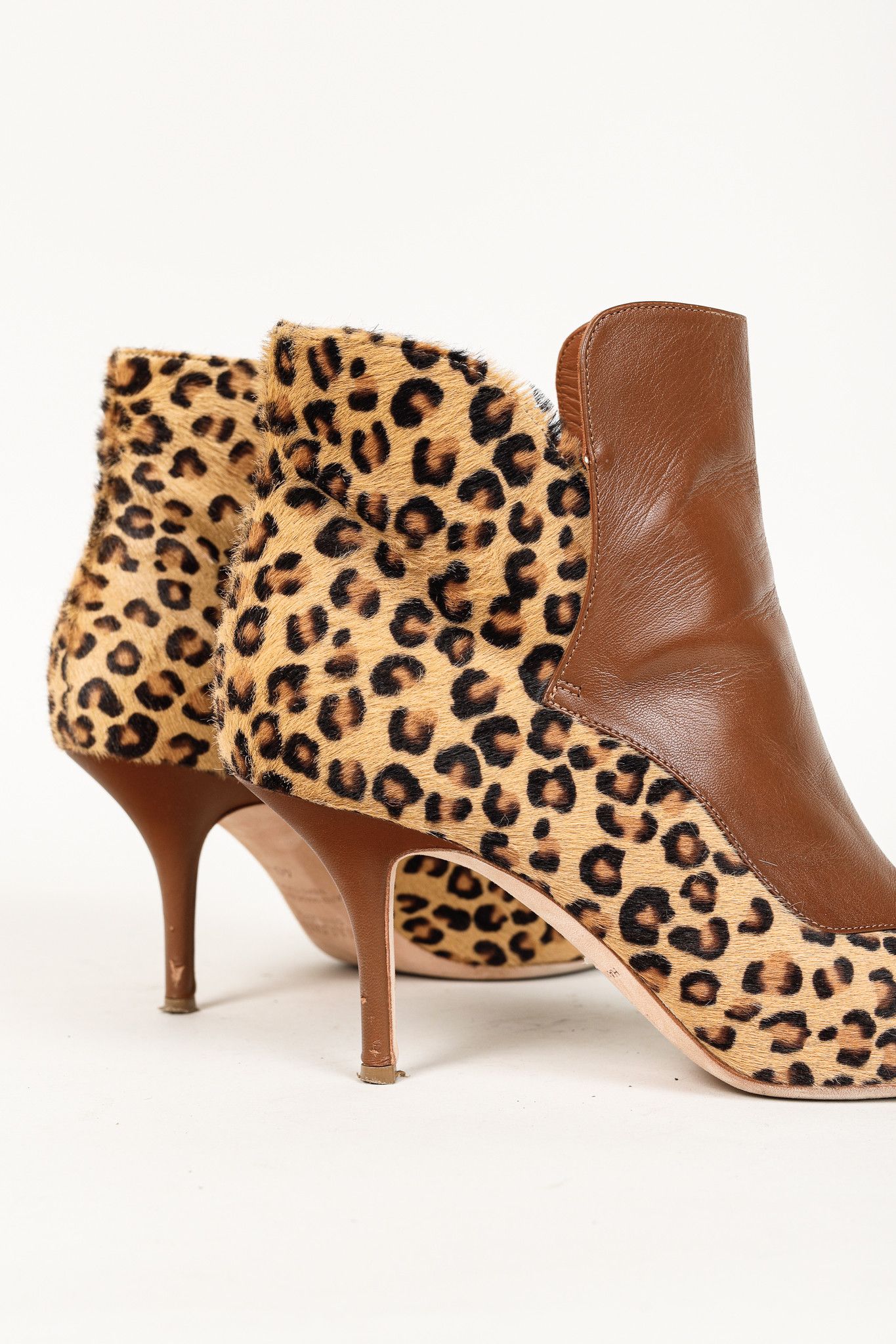 Malone Souliers Malone Souliers Jordan Handmade Cheetah Calfskin Booties Size US 9.5 / IT 39.5 - 8 Thumbnail