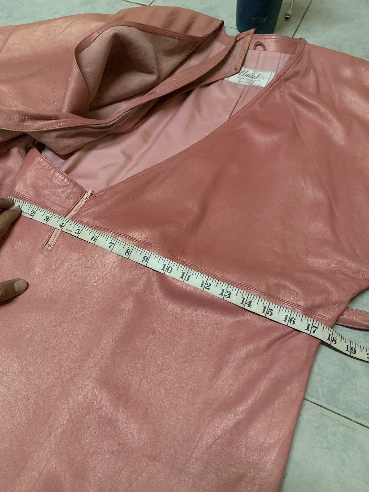 Japanese Brand × Vintage Vintage Genuine Leather Dress Size M / US 6-8 / IT 42-44 - 10 Thumbnail