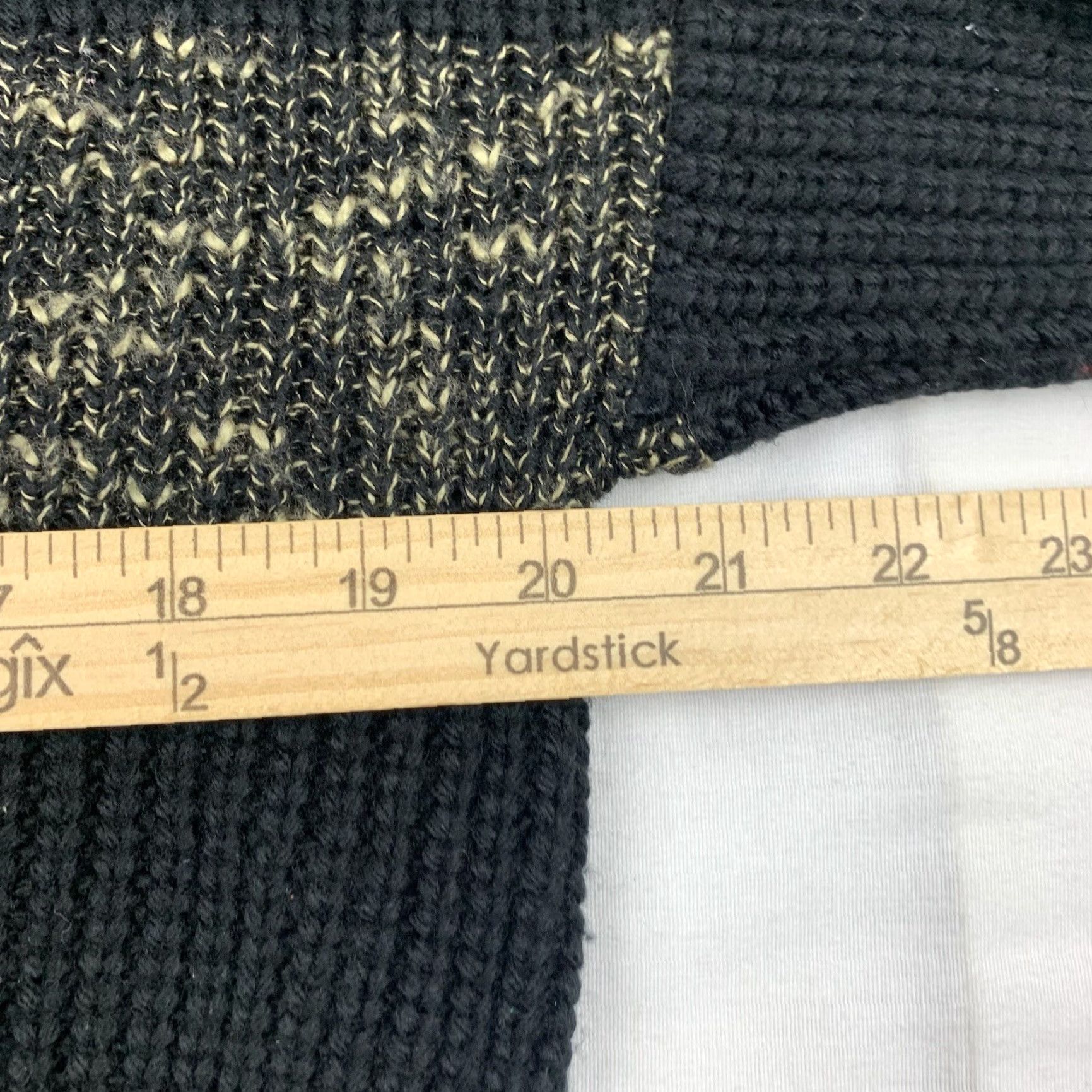 Vintage VINTAGE Adele Sweater Adult Medium Black Striped Knit Pullover Crewneck 80s 90s Mens Size US M / EU 48-50 / 2 - 7 Thumbnail