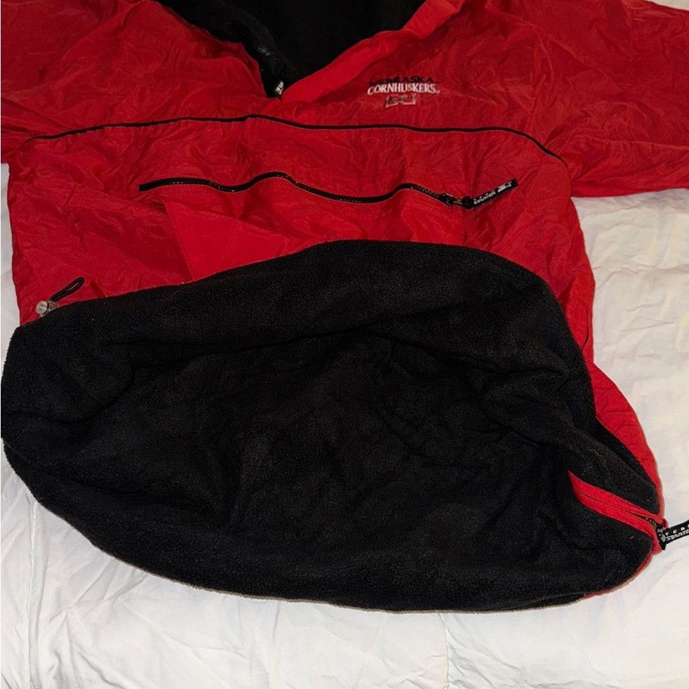 Starter Vintage starter fleece lined 1/4 zip Nebraska Cornhuskers M Size US S / EU 44-46 / 1 - 4 Thumbnail