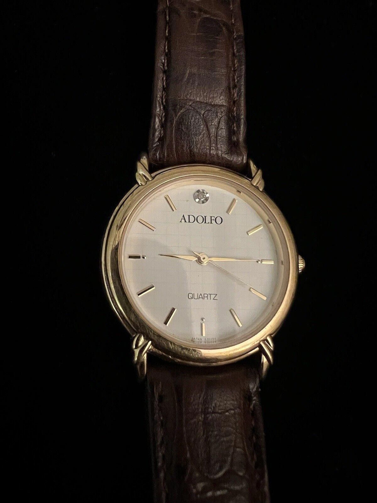 Vintage adolfo watch hotsell