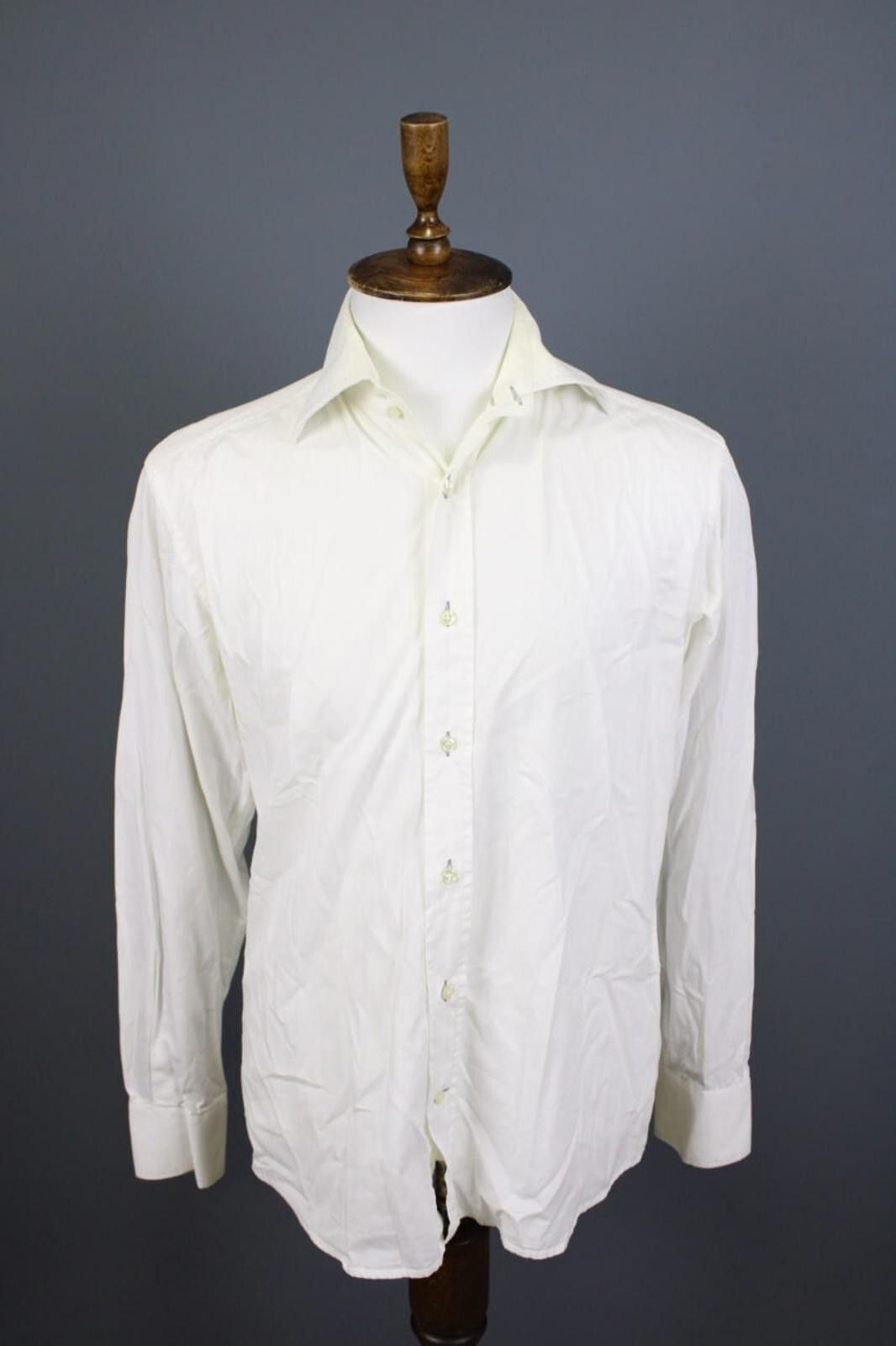 Katharine Hamnett London Katharine Hamnett London White Shirt Size 41 / 16 Size US M / EU 48-50 / 2 - 1 Thumbnail