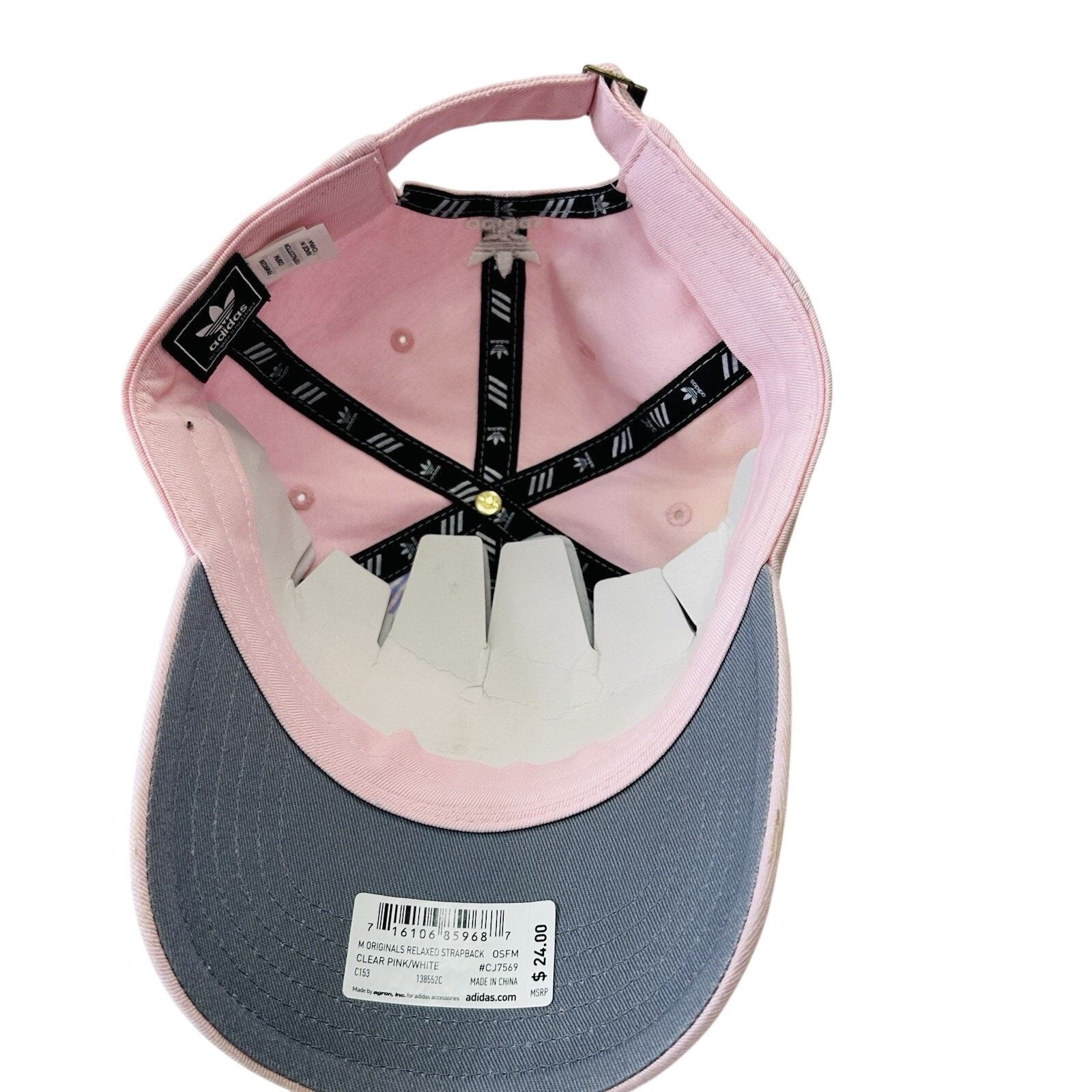 Adidas Adidas Pink Strap back Trefoil Hat adjustable,new with tag Size ONE SIZE - 3 Thumbnail