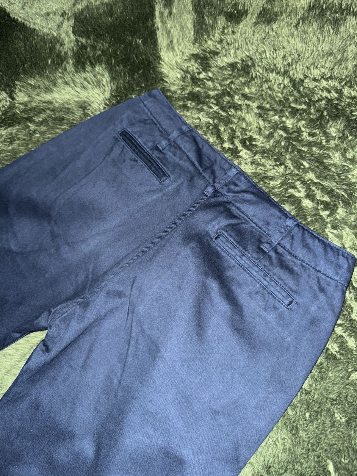 Beams Japan [M] BEAMS HEART JAPAN washed cotton chino pants navy Size US 32 / EU 48 - 8 Thumbnail