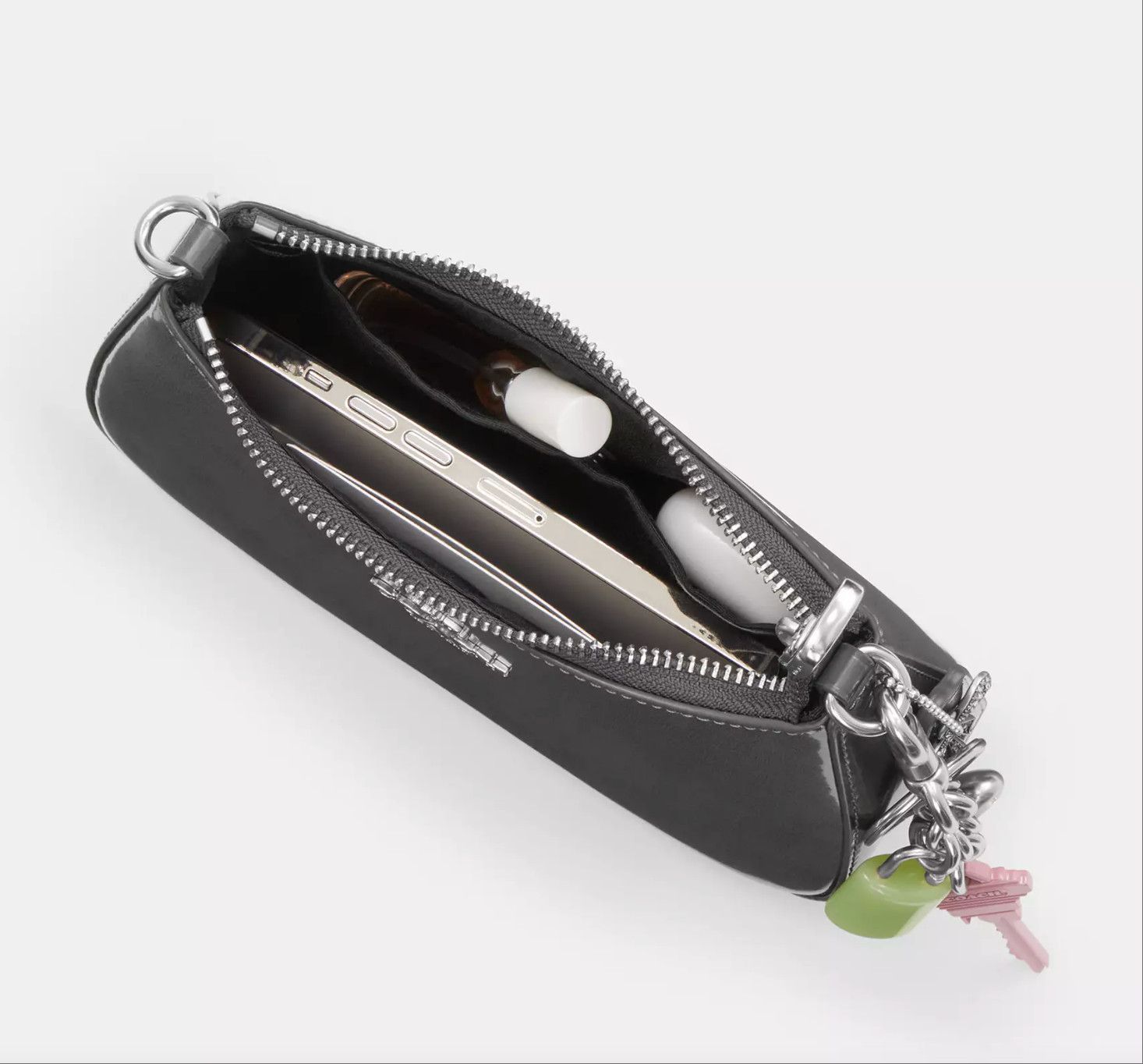 Coach Teri Mini Crossbody Bag CCE83 Metallic Gunmetal Size ONE SIZE - 16 Thumbnail