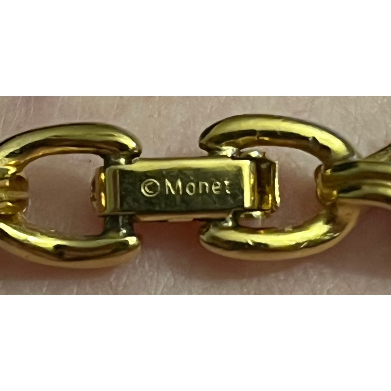 Monet VTG Monet Heavy Gold Tone Braided Chain Necklace Signed 18" Size ONE SIZE - 4 Thumbnail