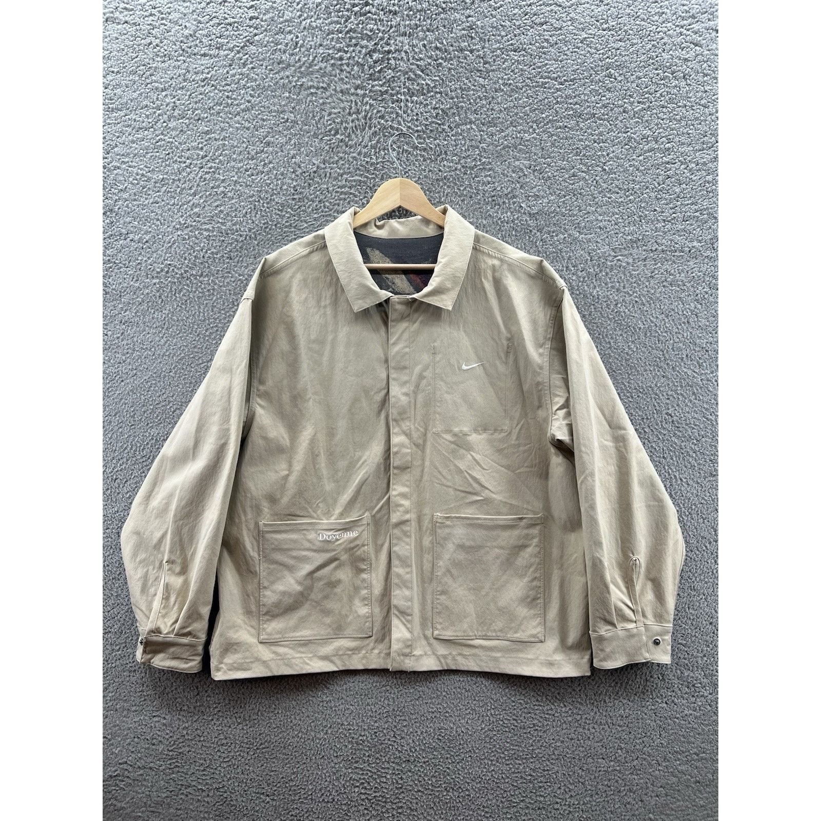 Nike Nike SB Doyenne Reversible Skate Jacket Coconut Milk/Sesame Size US L / EU 52-54 / 3 - 1 Thumbnail