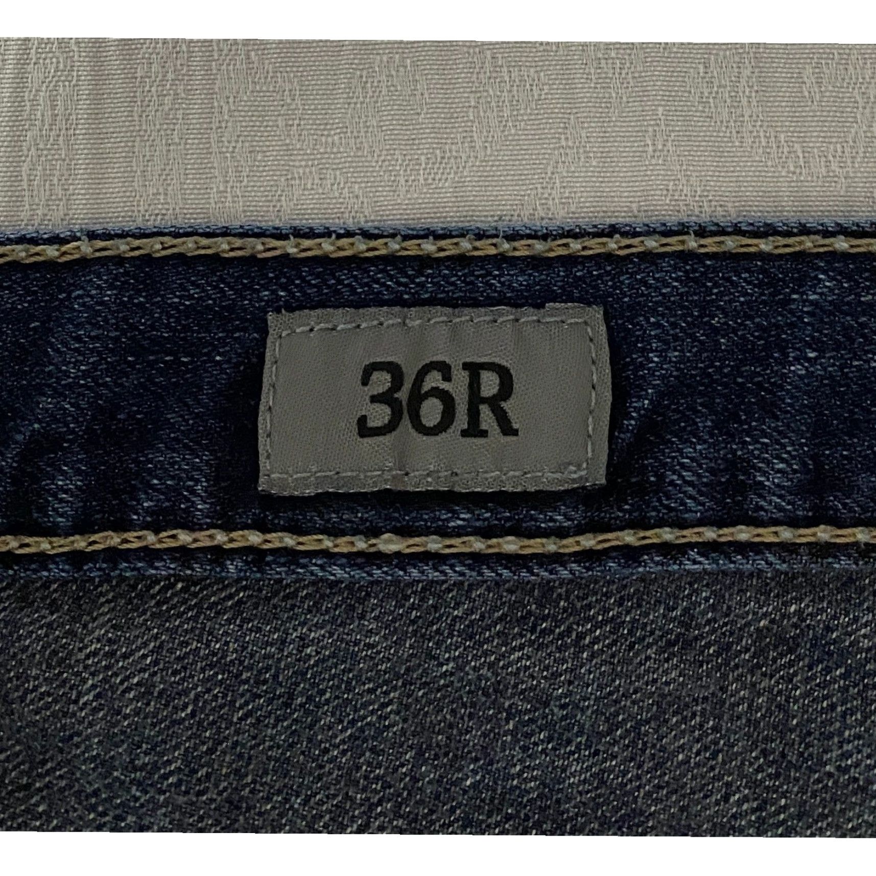 Vintage Buckle BKE Derek Straight Denim Jeans Mens 36R Blue Distressed Ripped 5-Pocket Design Jeans Straight Mens Blue 36 Size US 36 / EU 52 - 7 Thumbnail