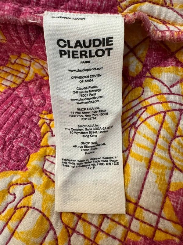 Other Claudie Pierlot Paris SS22 Quilted Printed Cotton Vest M new Size M / US 6-8 / IT 42-44 - 8 Thumbnail