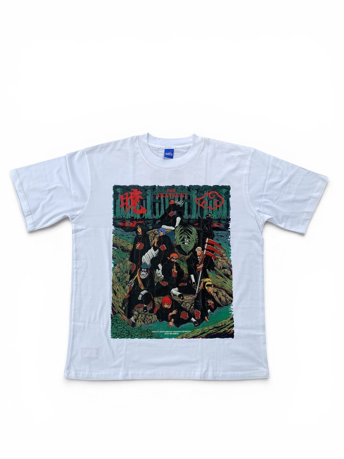 Japanese Brand Rare Naruto Akatsuki Anime Shirt Double Sided Graphic Tee Size US XL / EU 56 / 4 - 1 Thumbnail